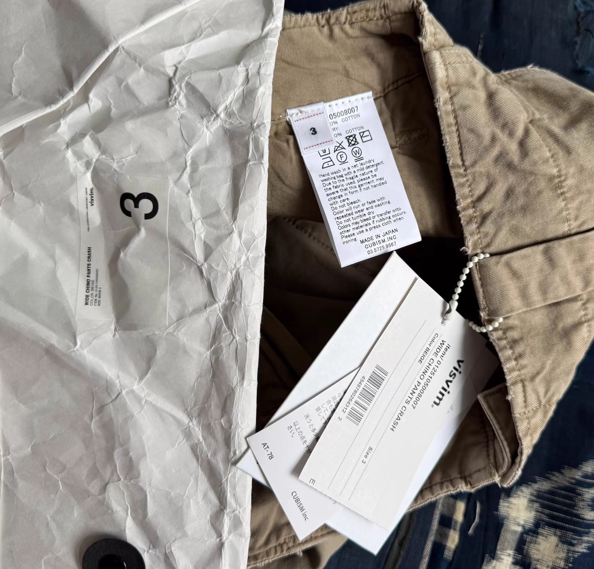 Visvim Wide Chino Pants in Beige Size US 34 / EU 50 - 9 Thumbnail