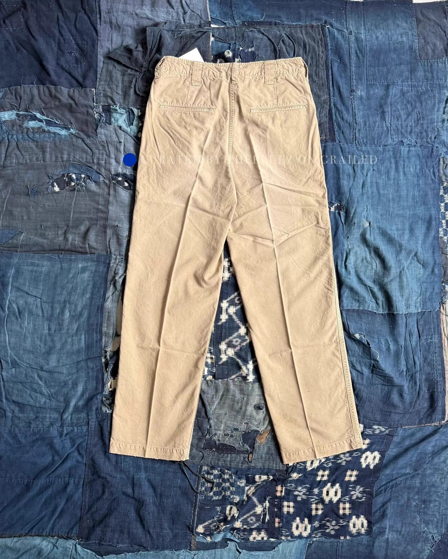 Visvim Wide Chino Pants in Beige Size US 34 / EU 50 - 2 Thumbnail