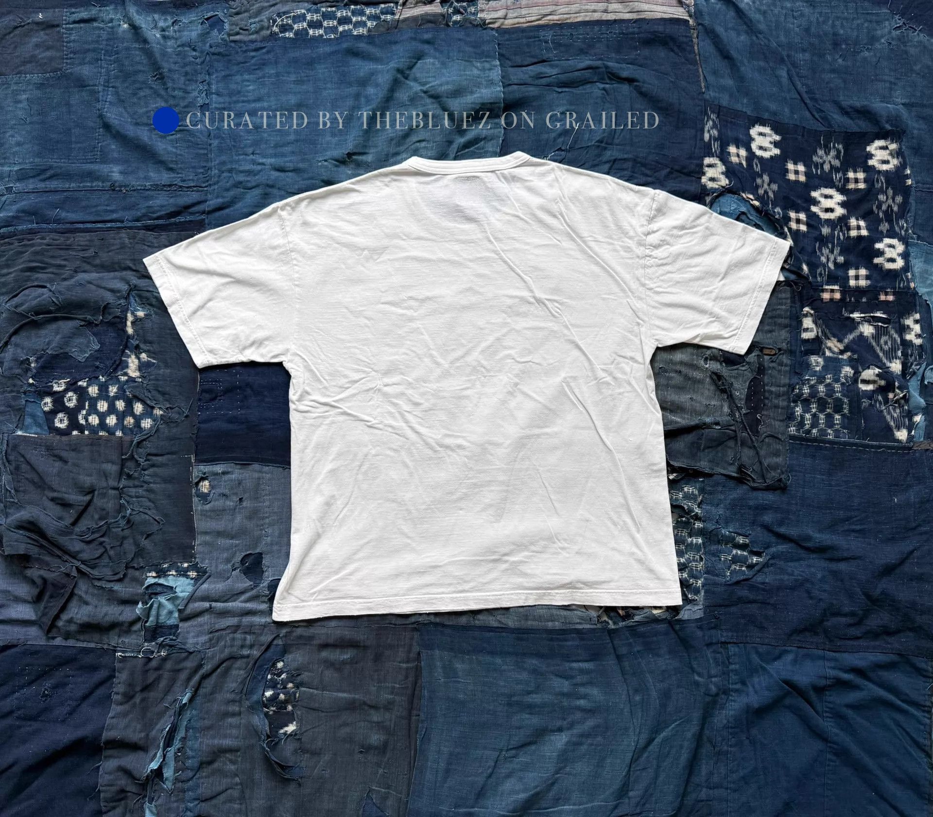 Visvim Distressed Letter Print Short Sleeve T-Shirt Size US M / EU 48-50 / 2 - 2 Thumbnail