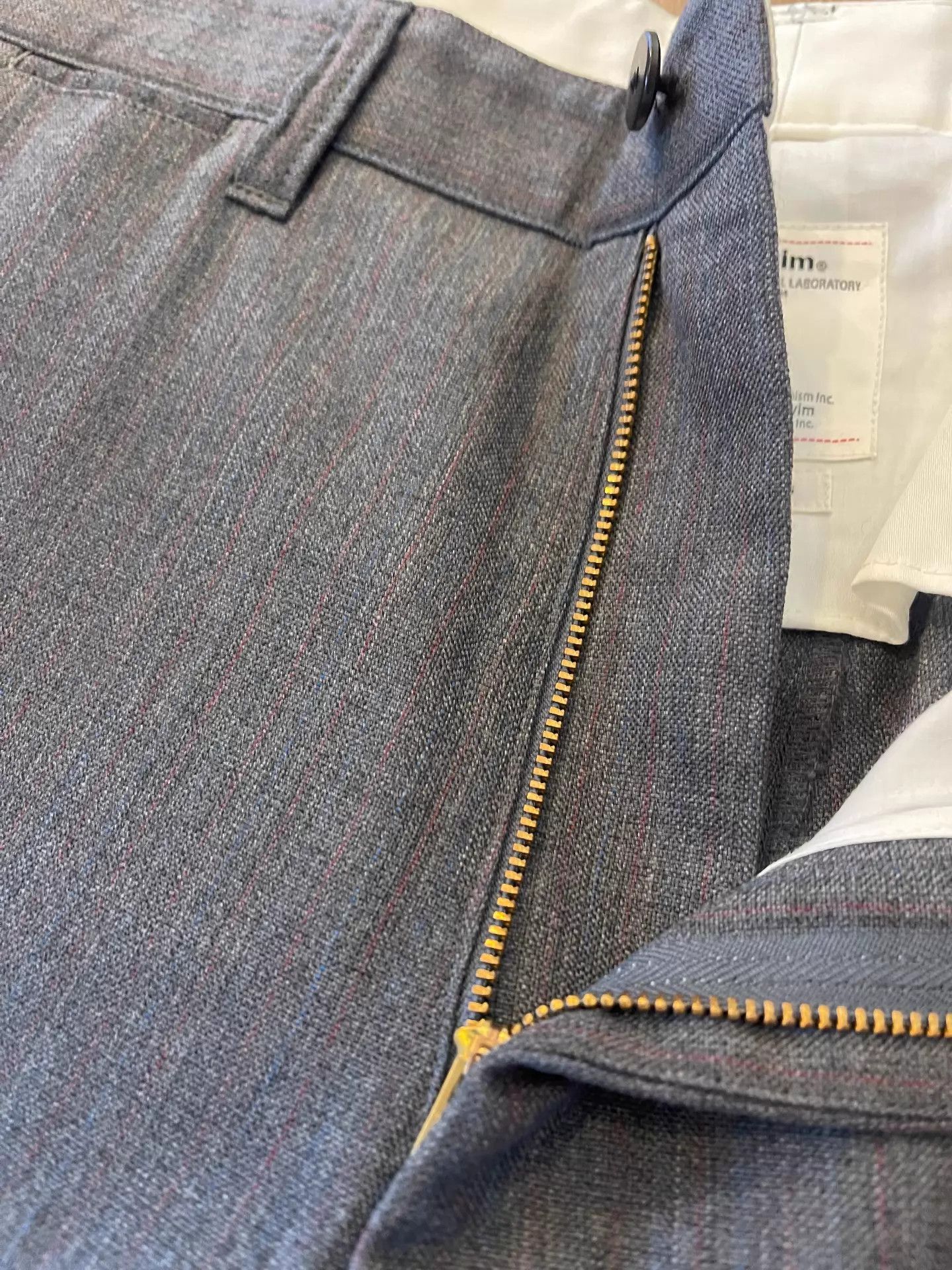 Visvim Vintage Gray Chino Slacks with Wool and Mohair Size US 34 / EU 50 - 3 Thumbnail