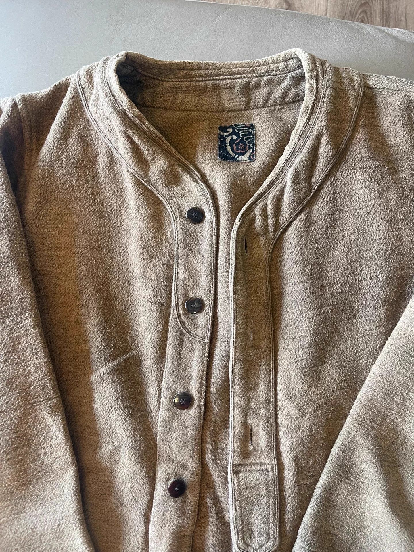 Visvim Beige Long Sleeve Dugout Jacket Size US L / EU 52-54 / 3 - 2 Thumbnail
