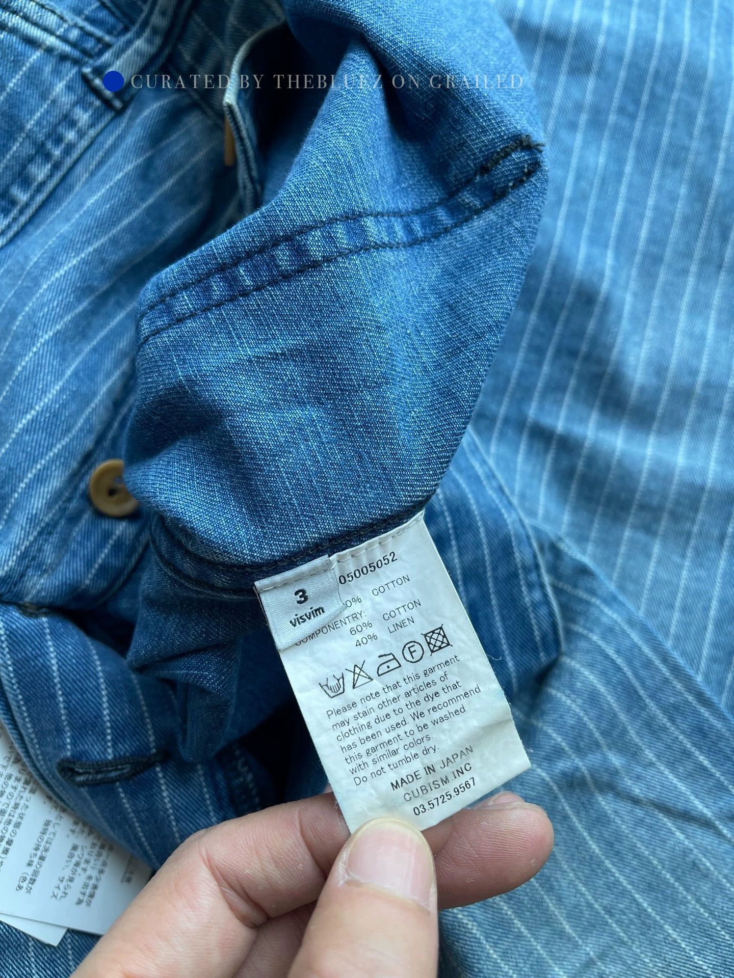 Visvim Indigo Wabash Carpenter Denim Pants Size US 34 / EU 50 - 4 Thumbnail