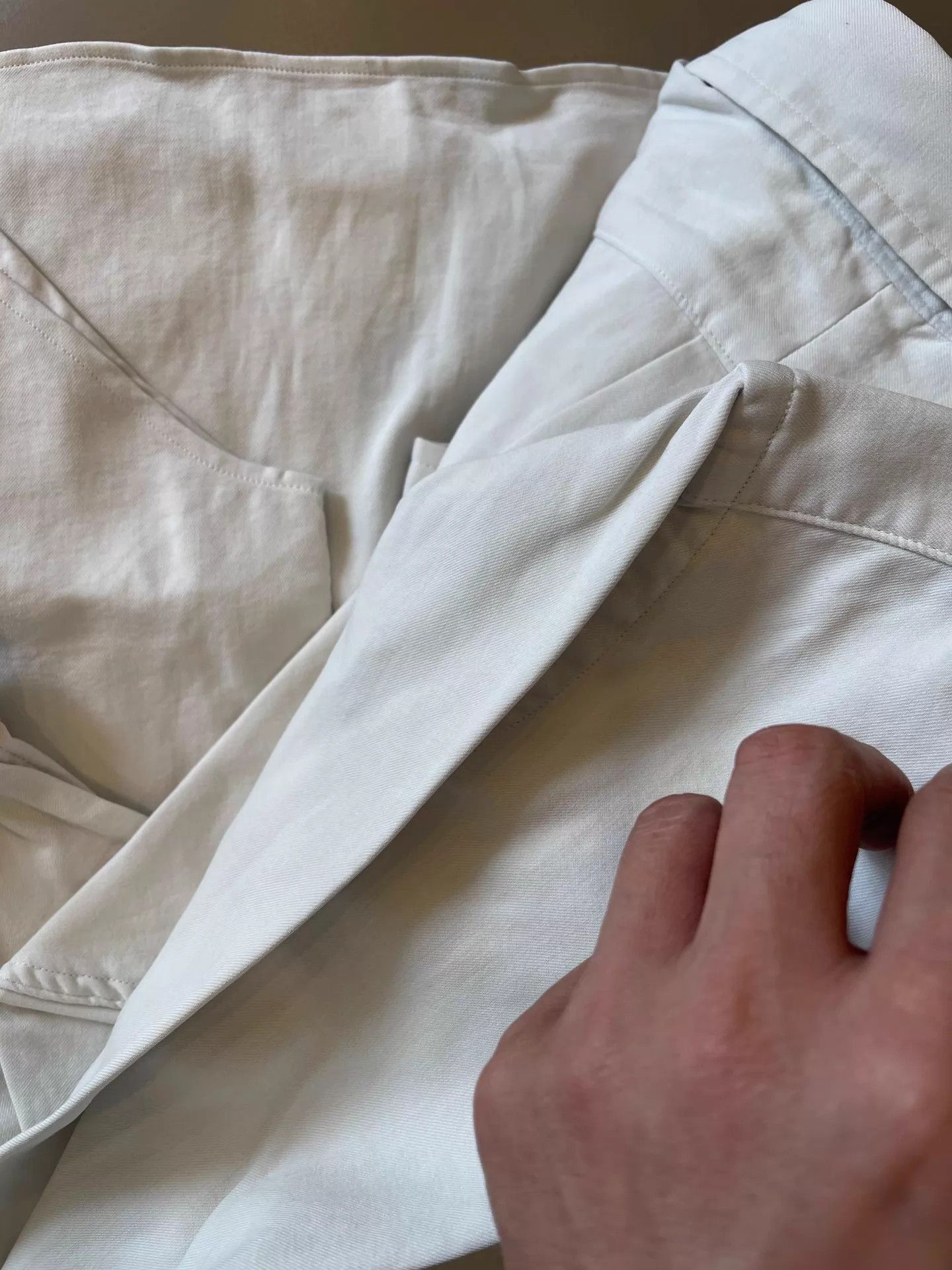 A.PRESSE Long Sleeve Double Weave Twill Shirt Size US M / EU 48-50 / 2 - 8 Thumbnail