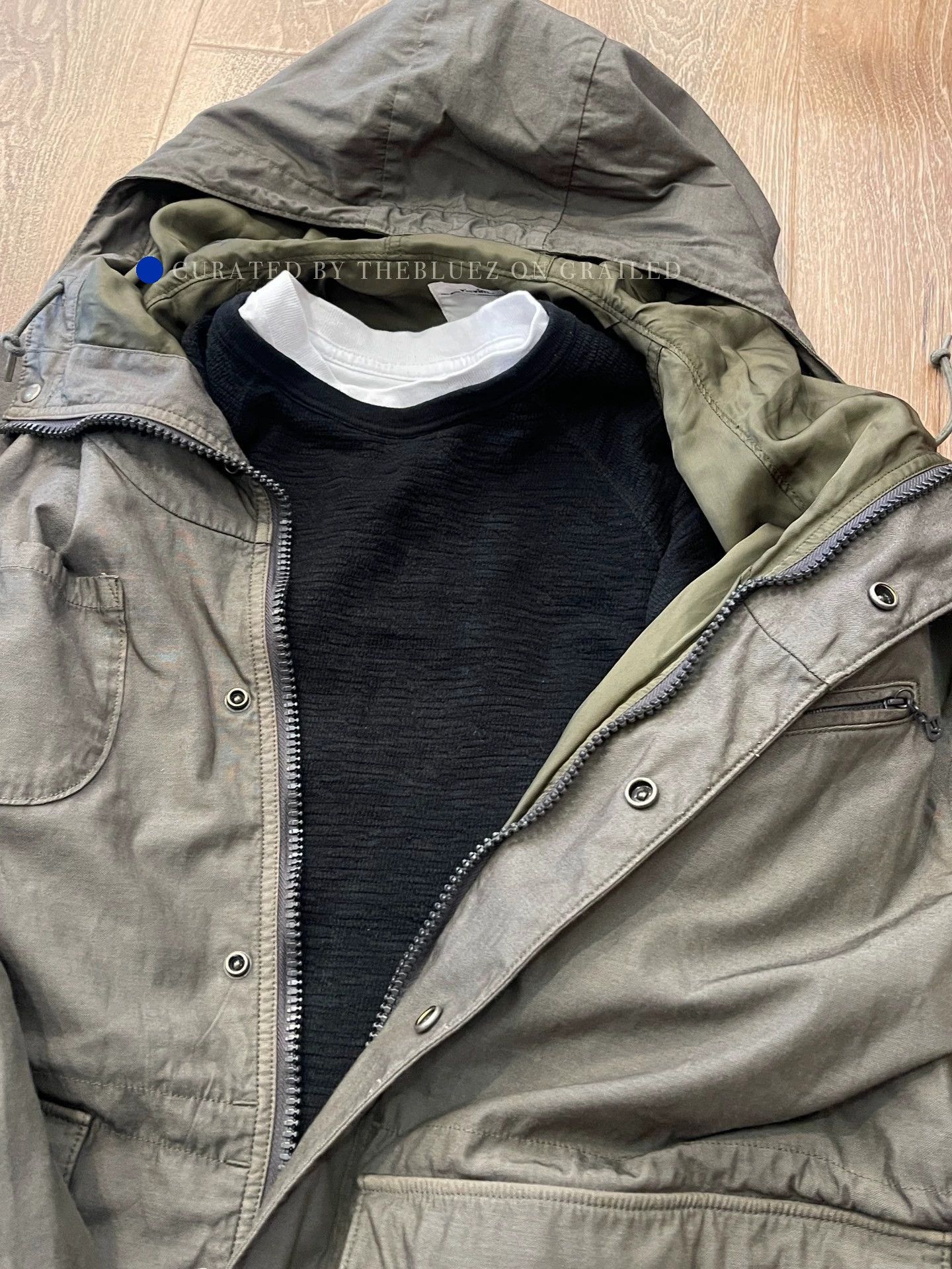 Visvim Olive Green Parka in Excellent Condition Size US S / EU 44-46 / 1 - 4 Thumbnail