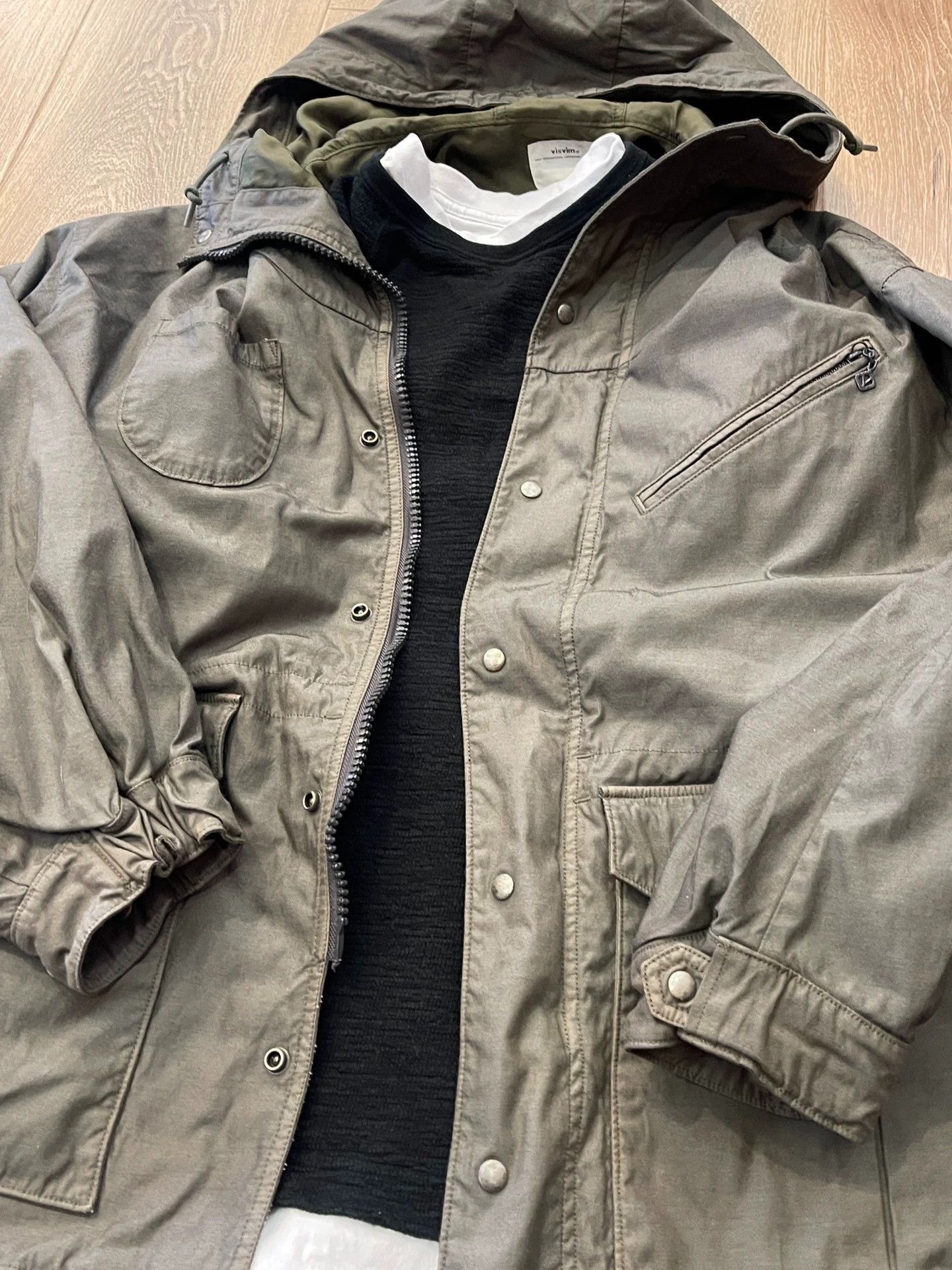 Visvim Olive Green Parka in Excellent Condition Size US S / EU 44-46 / 1 - 3 Thumbnail