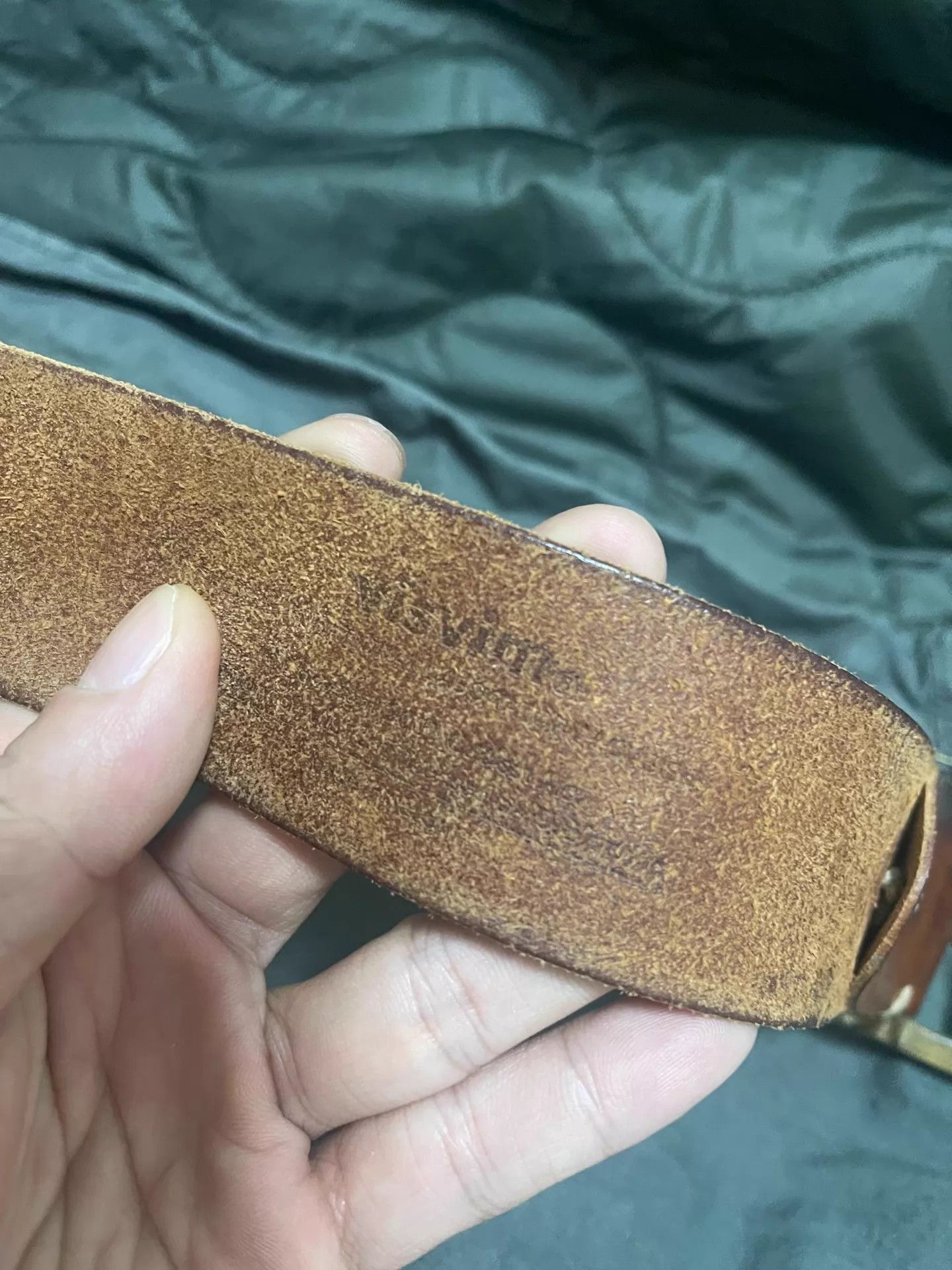 Visvim Thick Brown Leather Belt - 45MM Size ONE SIZE - 5 Thumbnail