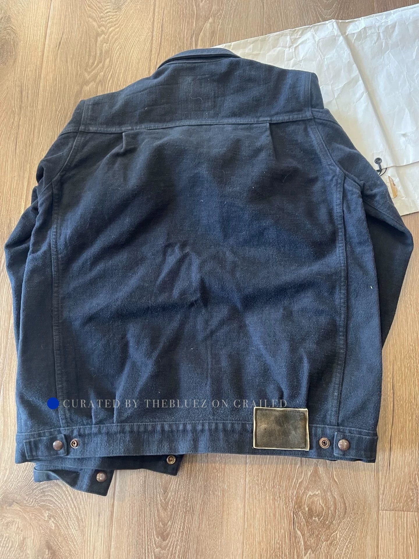 Visvim Washed Flannel Thick Jacket in Blue Size US M / EU 48-50 / 2 - 3 Thumbnail