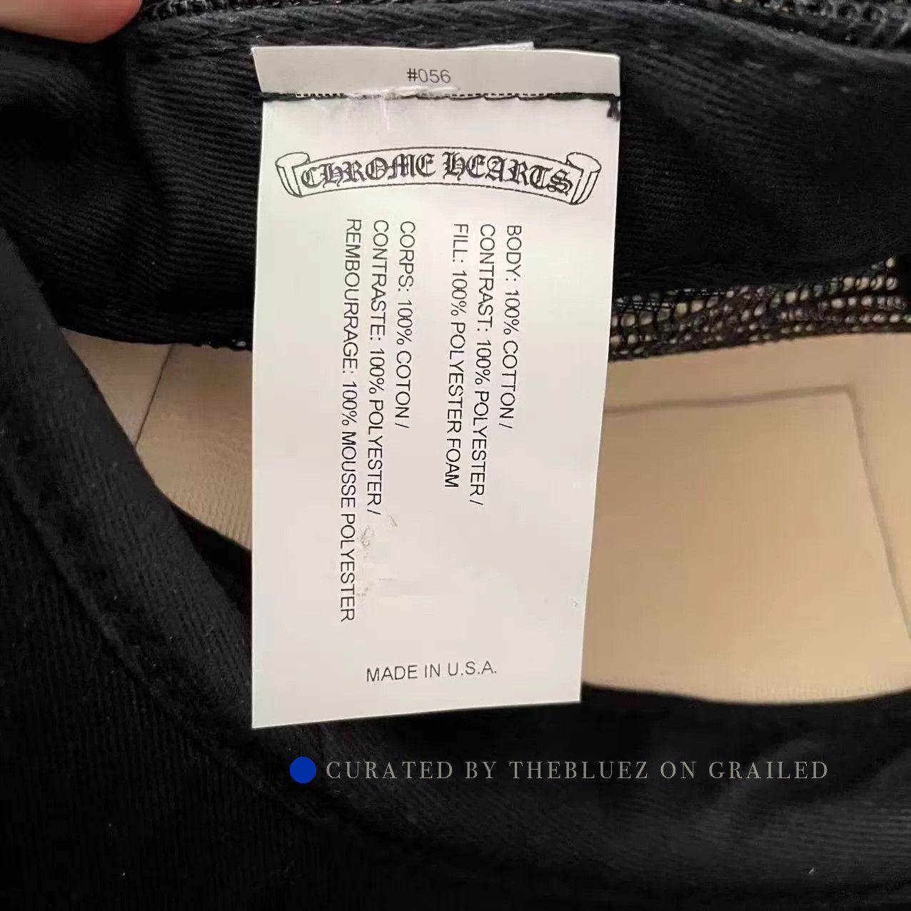 Chrome Hearts Colorblock Sanskrit & Profanity Trucker Hat Size ONE SIZE - 5 Thumbnail