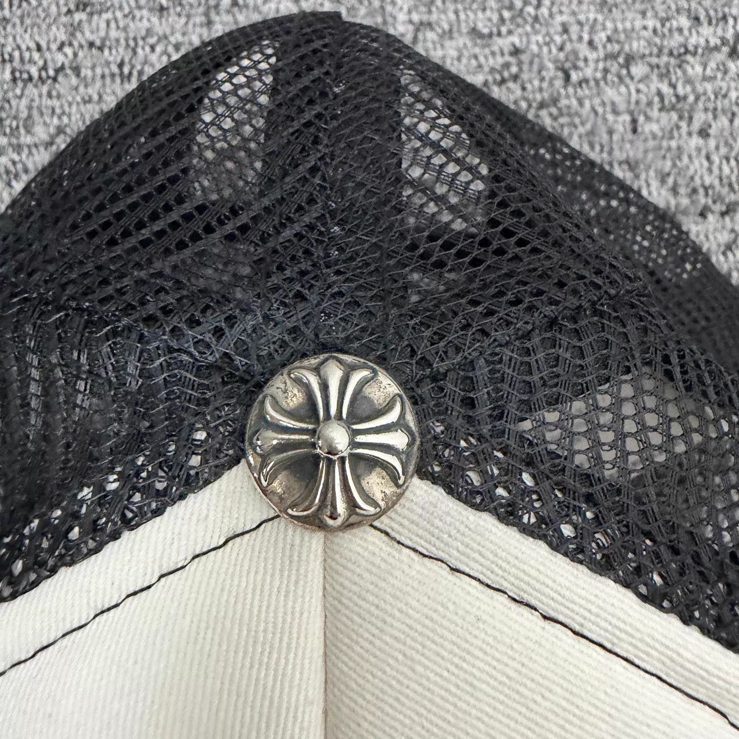 Chrome Hearts Colorblock Sanskrit & Profanity Trucker Hat Size ONE SIZE - 2 Thumbnail