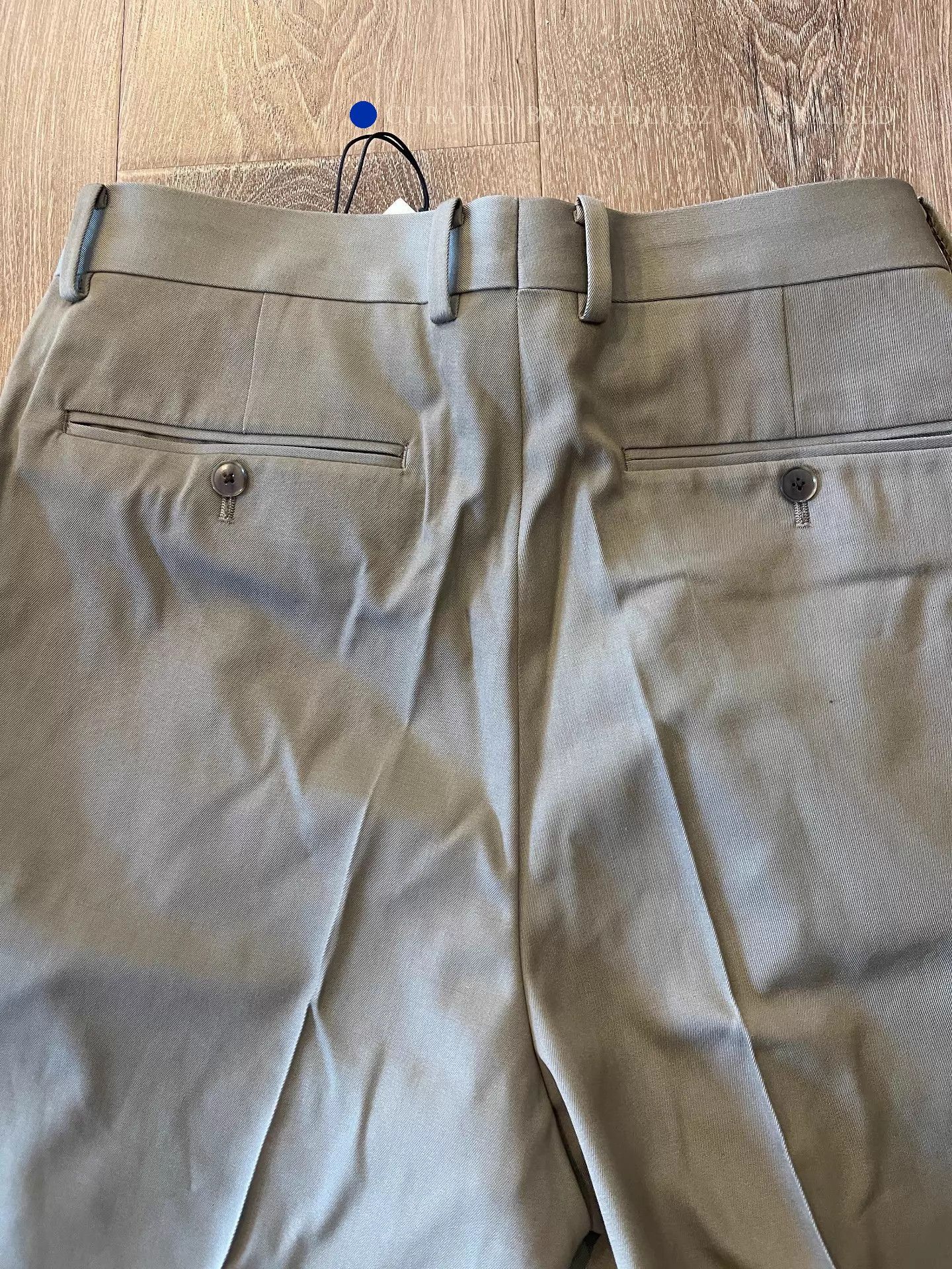 Auralee Pleated Beige Wool Gabardine Trousers Size US 36 / EU 52 - 3 Thumbnail