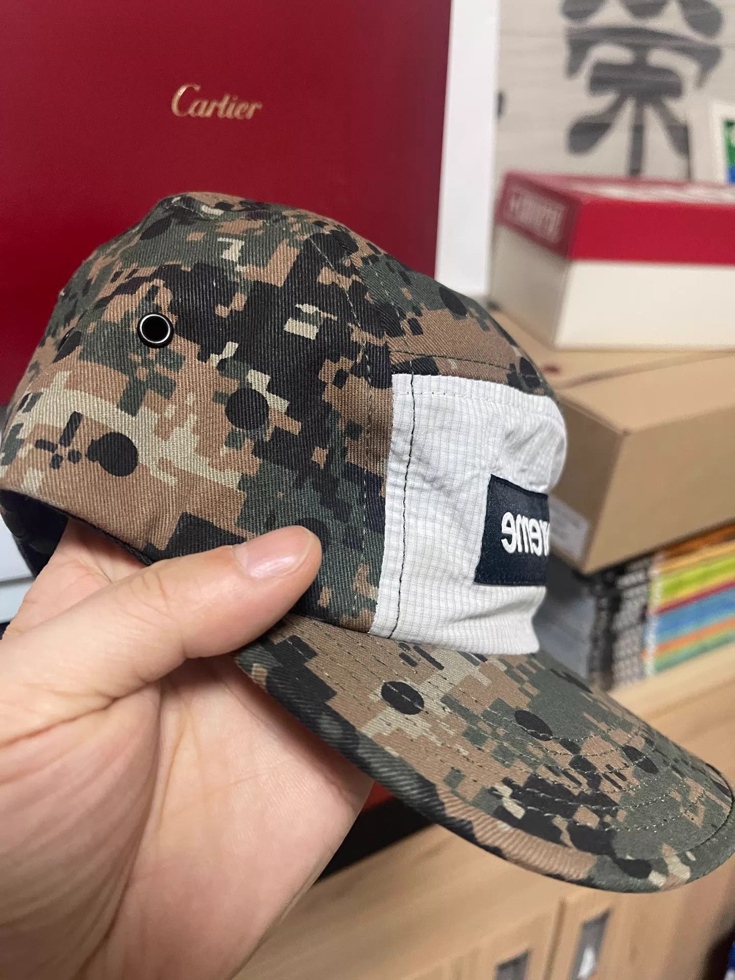 Supreme Camo Polka Dot Camp Cap Size ONE SIZE - 5 Thumbnail