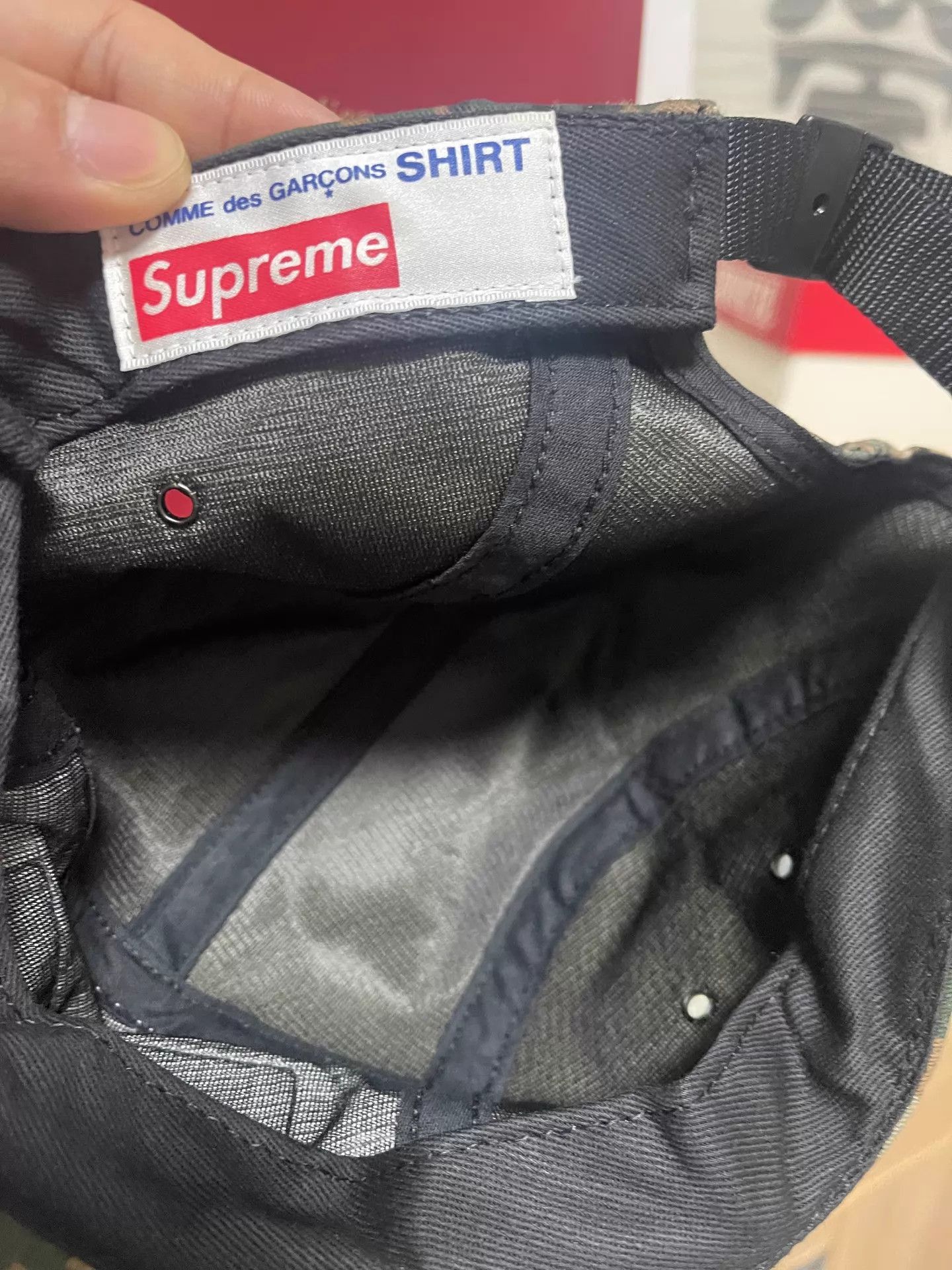 Supreme Camo Polka Dot Camp Cap Size ONE SIZE - 6 Thumbnail
