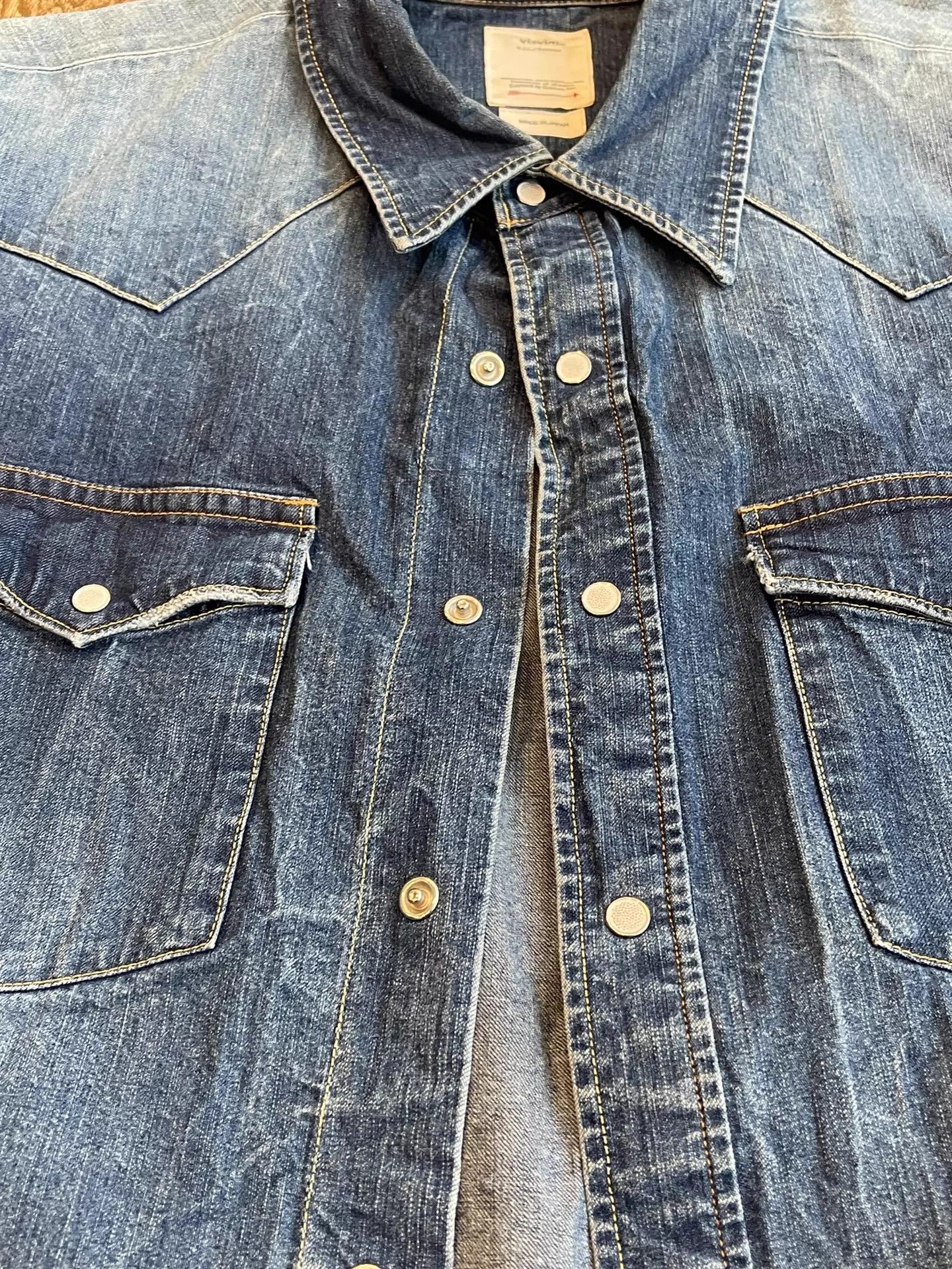 Visvim Vintage Blue Denim Shirt Size US M / EU 48-50 / 2 - 5 Thumbnail