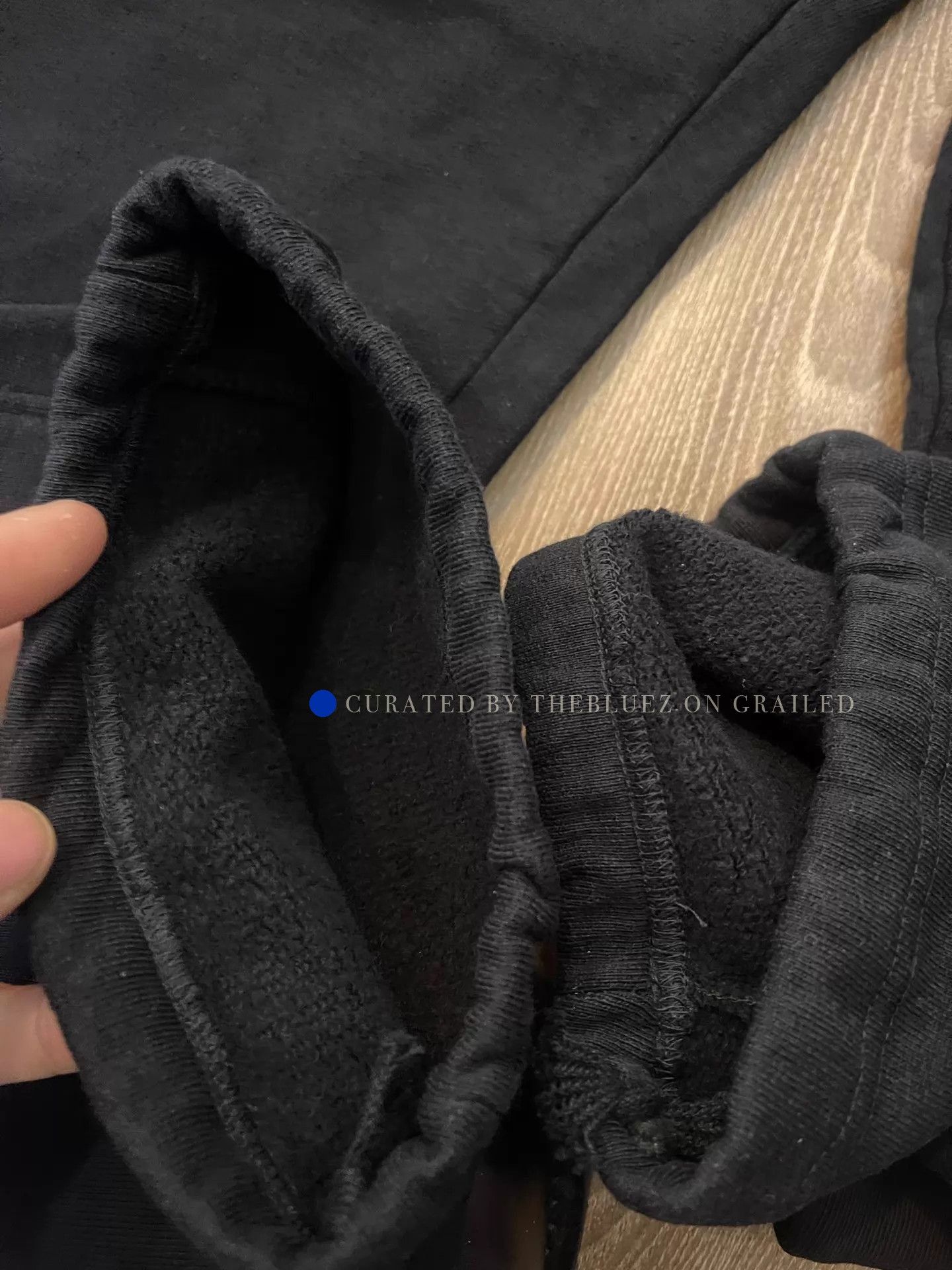 Comoli Vintage Black Drawstring Sweatpants Size US 32 / EU 48 - 9 Thumbnail