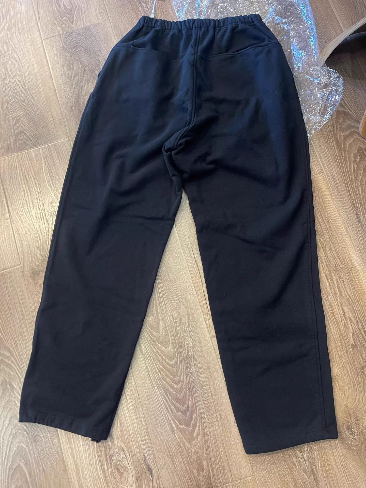 Comoli Vintage Black Drawstring Sweatpants Size US 32 / EU 48 - 5 Thumbnail