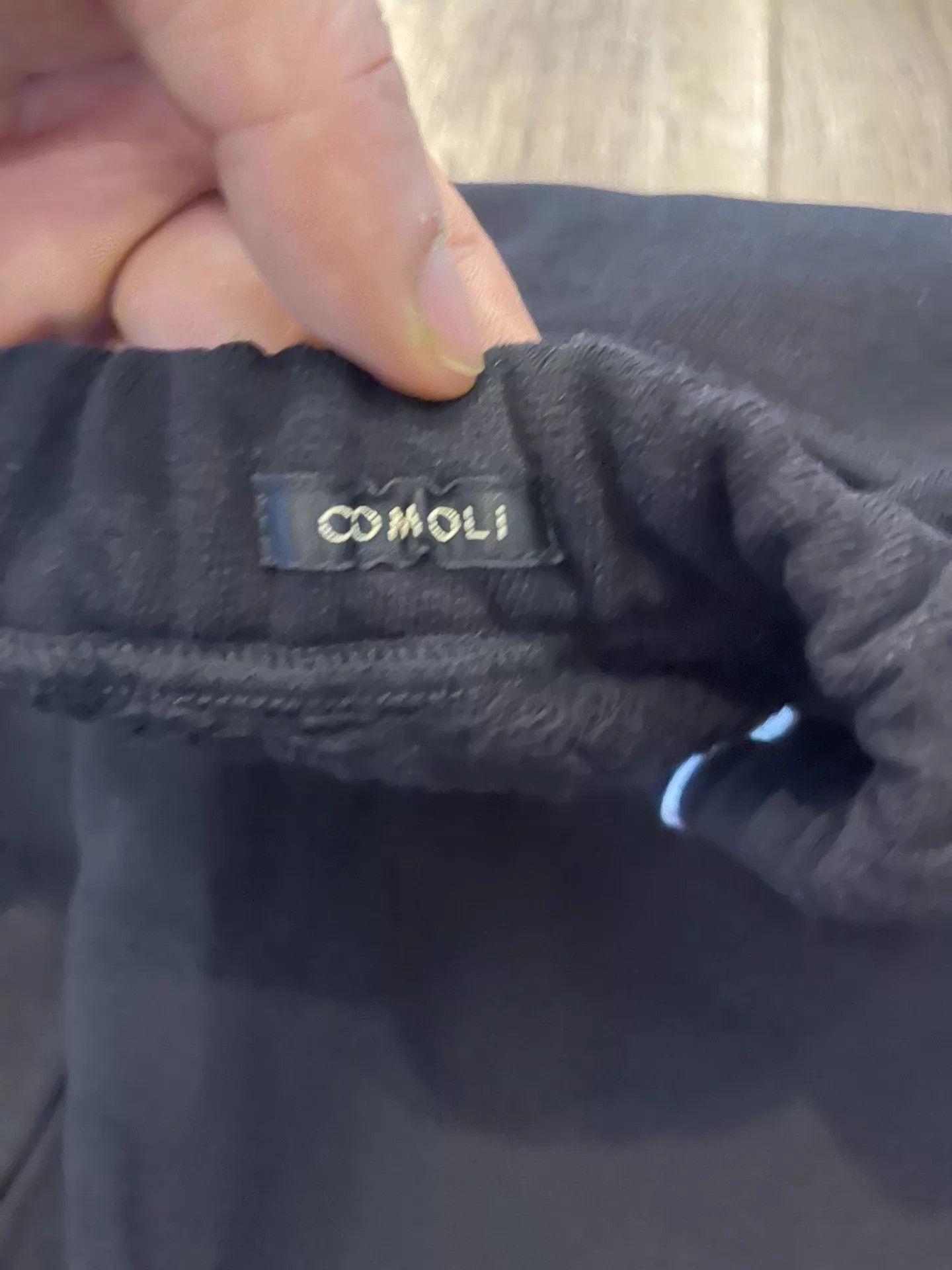 Comoli Vintage Black Drawstring Sweatpants Size US 32 / EU 48 - 7 Thumbnail