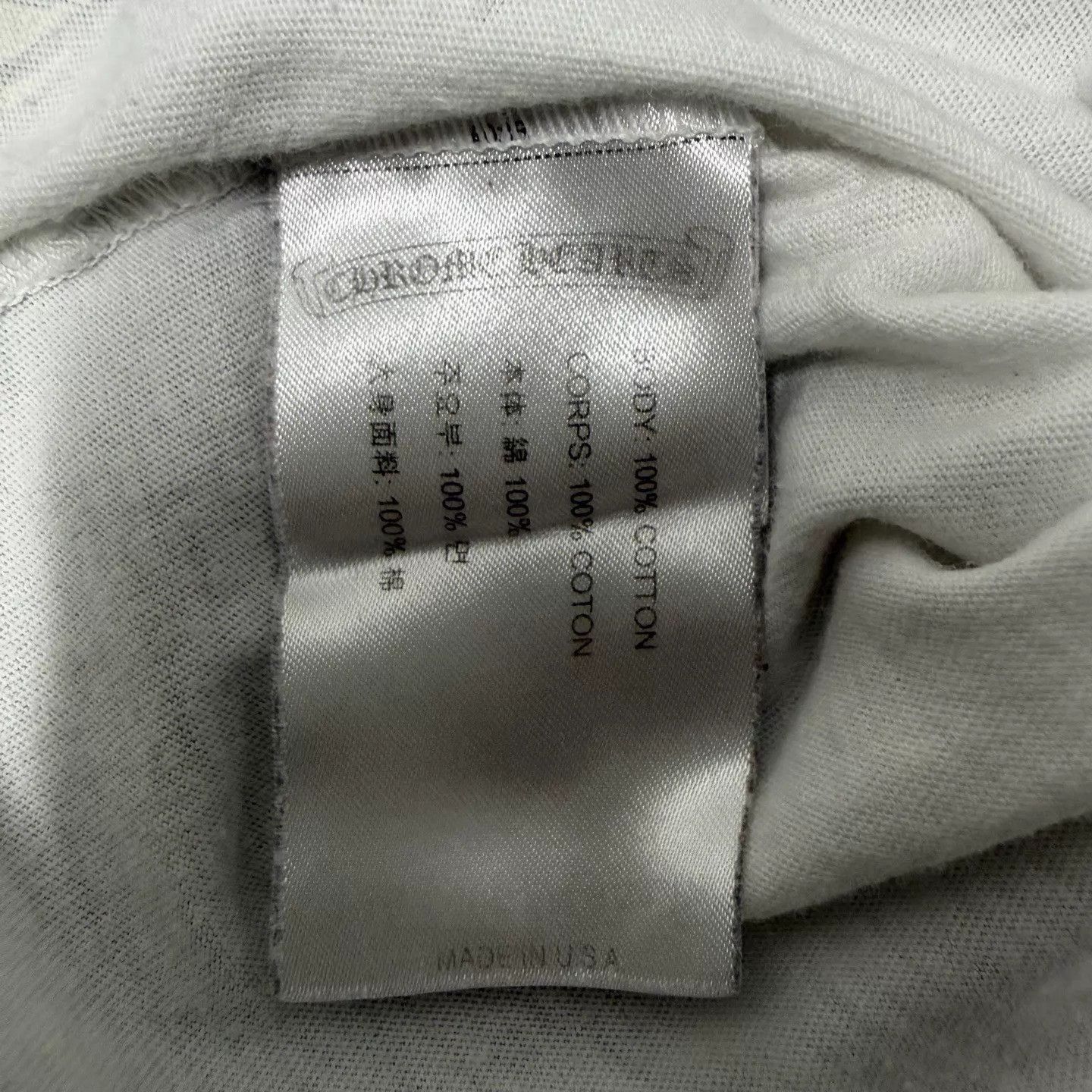 Chrome Hearts White Horseshoe Long Sleeve Tee Size US L / EU 52-54 / 3 - 4 Thumbnail