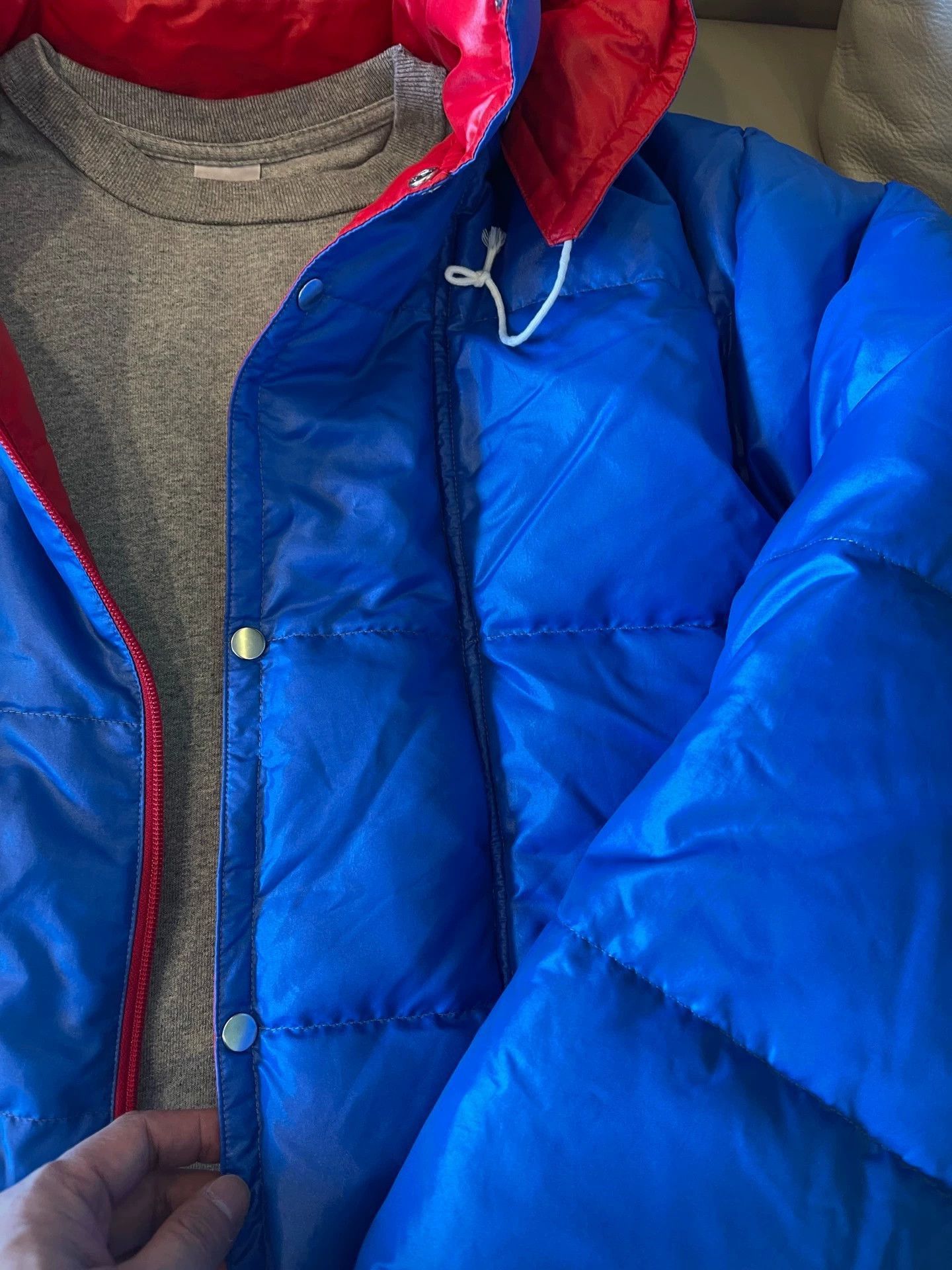 A.PRESSE Multi-Color Desmaison Down Jacket Size US L / EU 52-54 / 3 - 2 Thumbnail