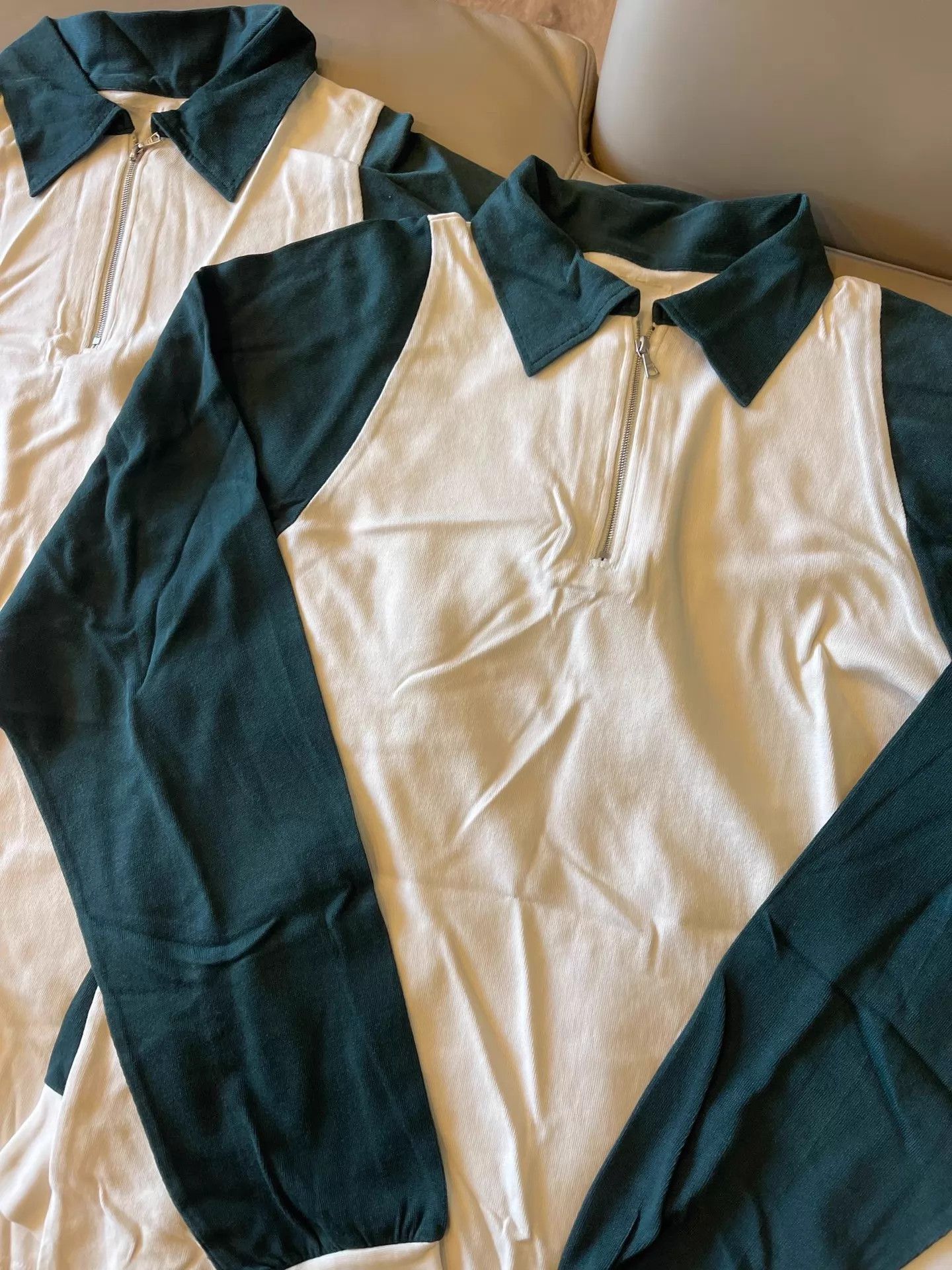 Visvim Colorblock Long Sleeve Zip Polo Tee Size US M / EU 48-50 / 2 - 5 Thumbnail