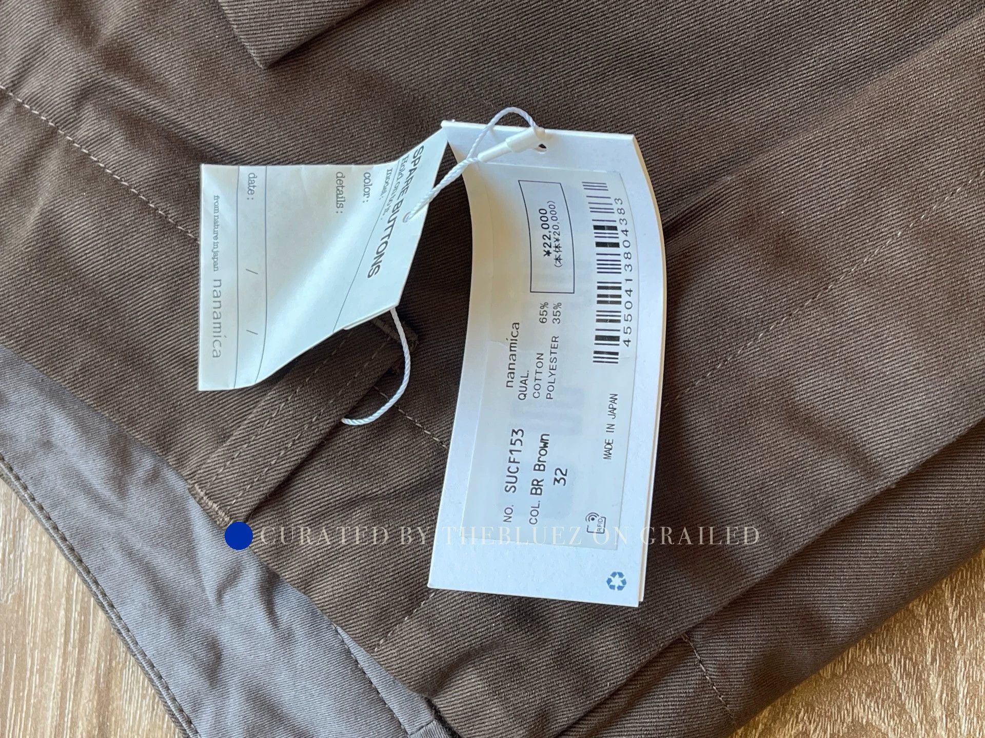 Nanamica Straight Chino Pants in Brown Size US 32 / EU 48 - 4 Thumbnail