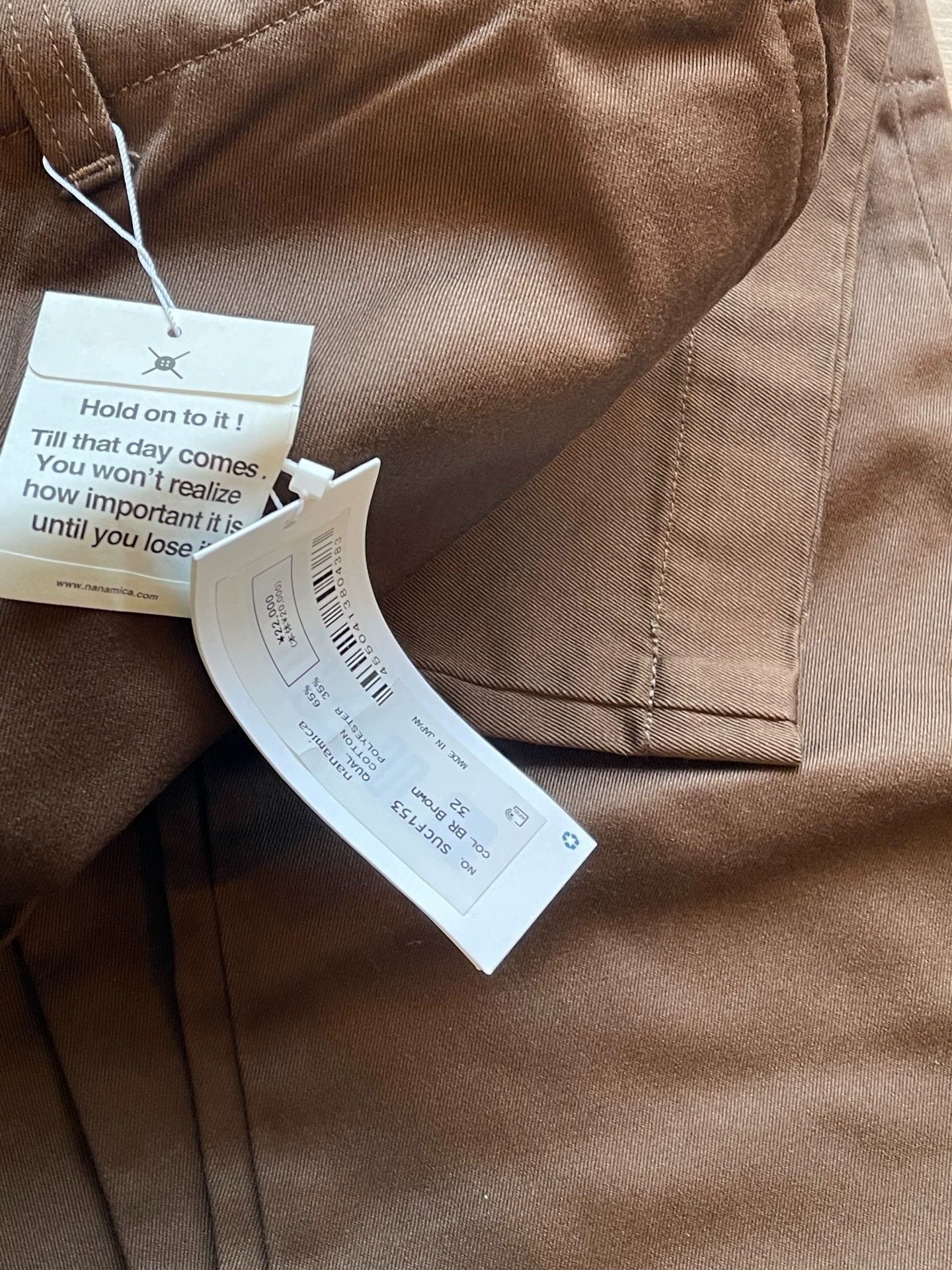 Nanamica Straight Chino Pants in Brown Size US 32 / EU 48 - 6 Thumbnail