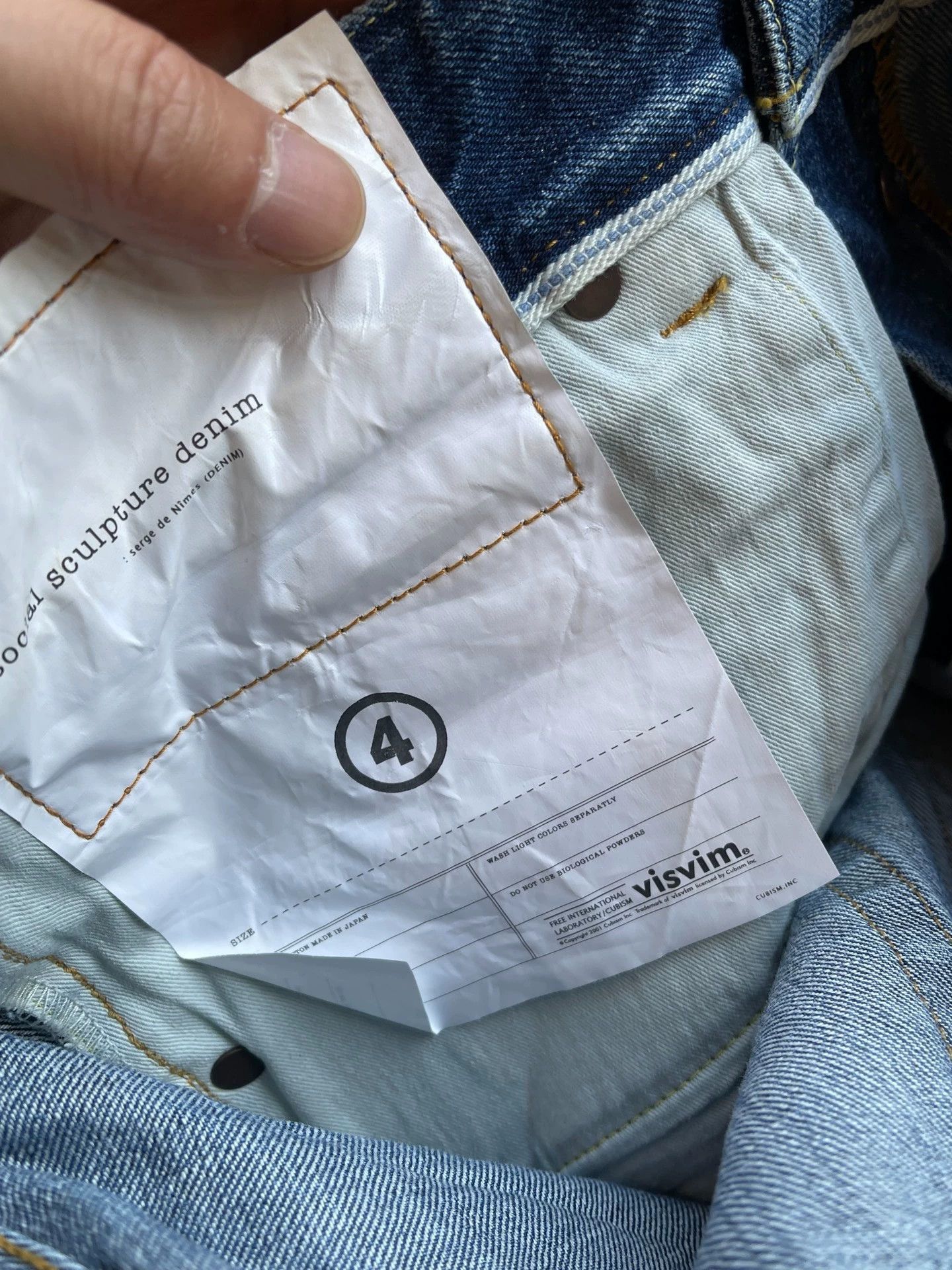 Visvim Premium Wash Blue Jeans Size 36 Size US 36 / EU 52 - 5 Thumbnail