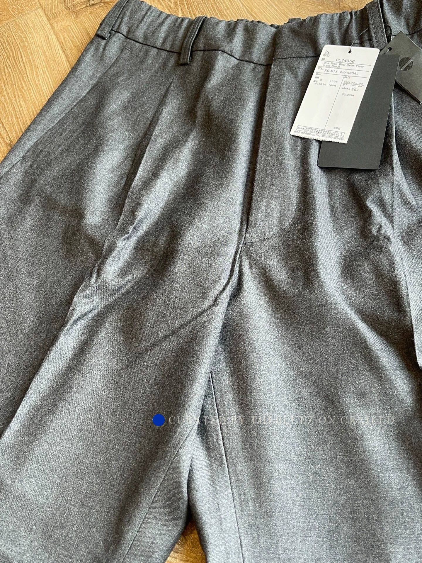 Goldwin Gray Pleated Casual Trousers in Size 34 Size US 34 / EU 50 - 3 Thumbnail