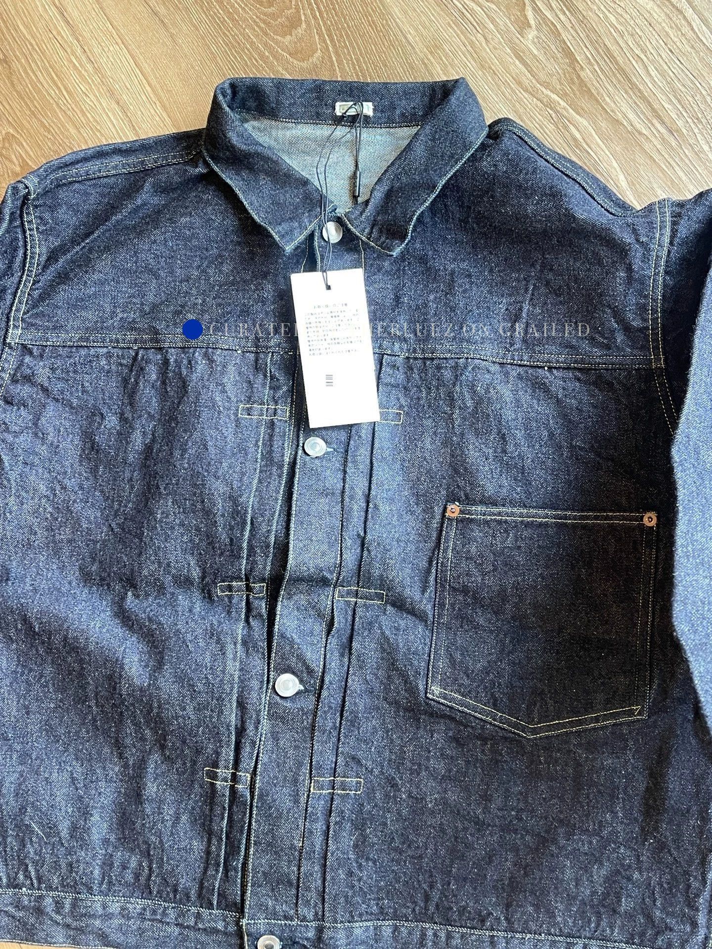 A.PRESSE Classic 1st Type Indigo Denim Jacket Size US M / EU 48-50 / 2 - 3 Thumbnail