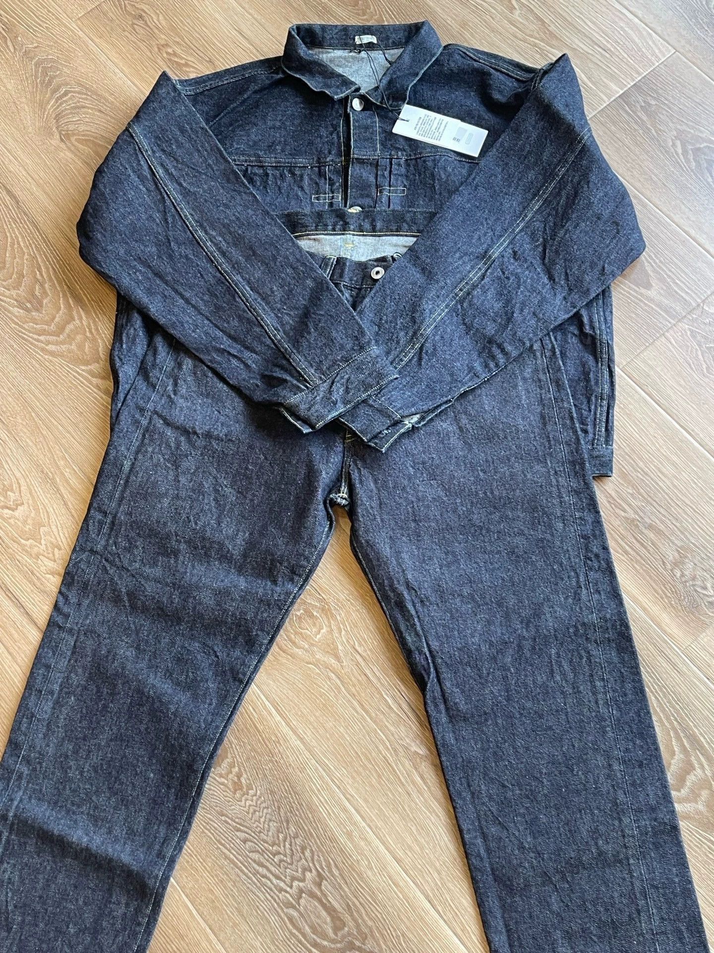 A.PRESSE Classic 1st Type Indigo Denim Jacket Size US M / EU 48-50 / 2 - 2 Thumbnail