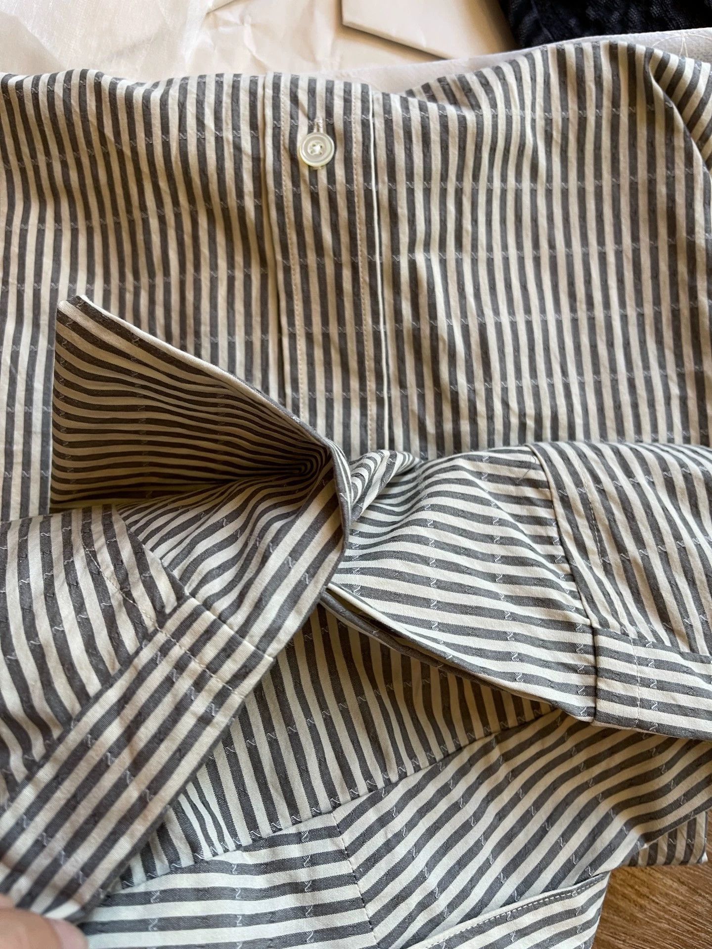 Niceness Striped N-embroidered Long Sleeve Shirt Size US M / EU 48-50 / 2 - 4 Thumbnail