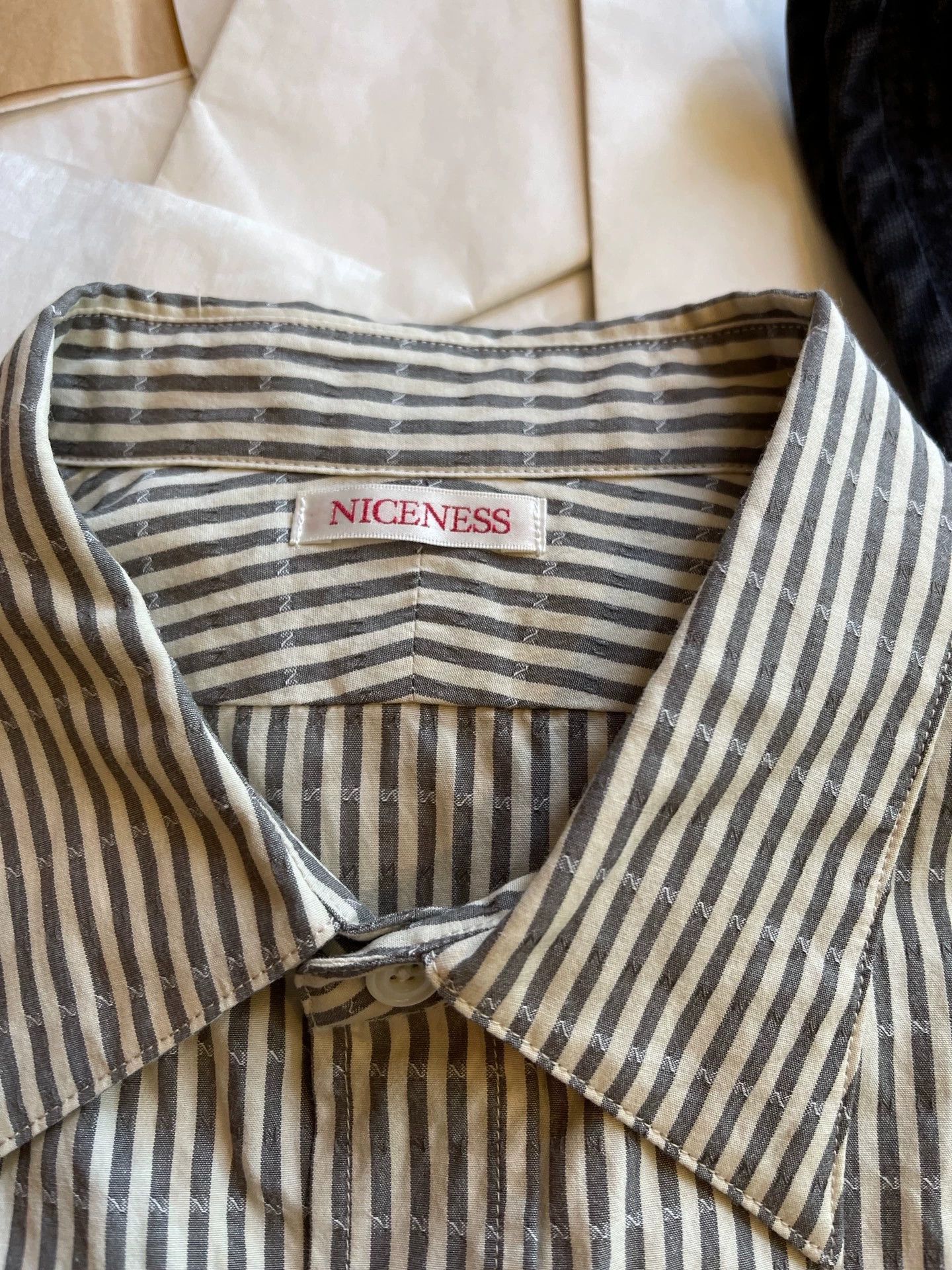 Niceness Striped N-embroidered Long Sleeve Shirt Size US M / EU 48-50 / 2 - 3 Thumbnail