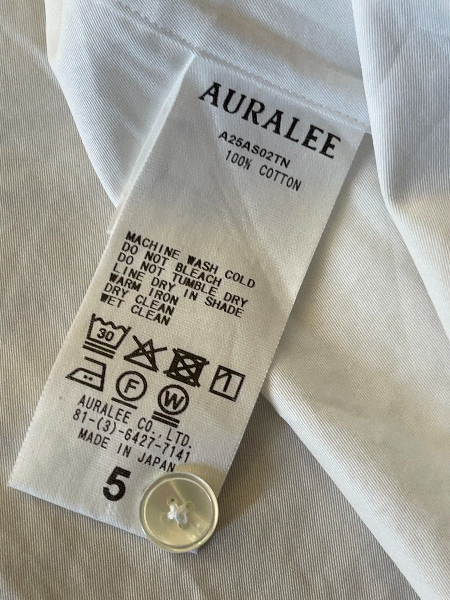 Auralee Oversized Washed Finx Twill Shirt Size US XXL / EU 58 / 5 - 3 Thumbnail