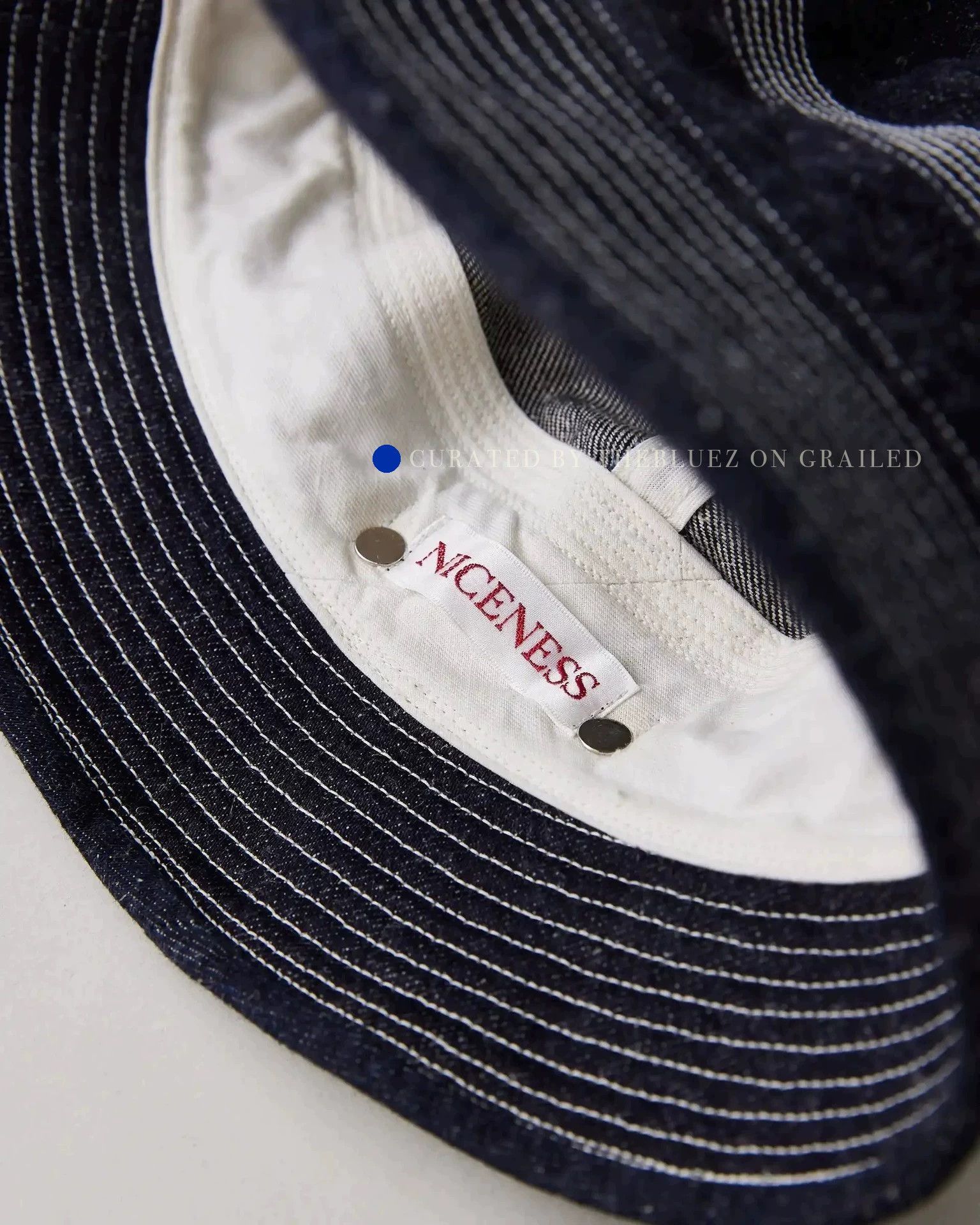 Niceness Stylish Black Bucket Hat Size ONE SIZE - 3 Thumbnail