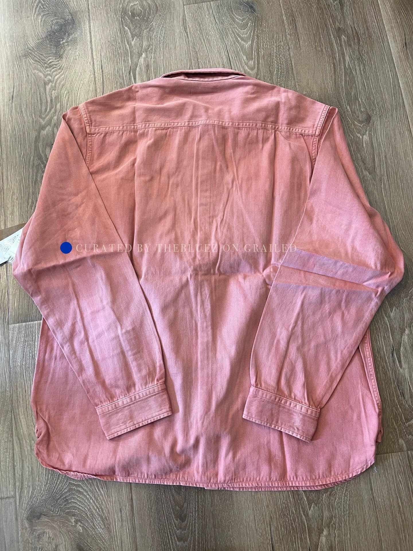 RRL Ralph Lauren Washed Red Garment Twill Work Shirt Size US XL / EU 56 / 4 - 5 Thumbnail