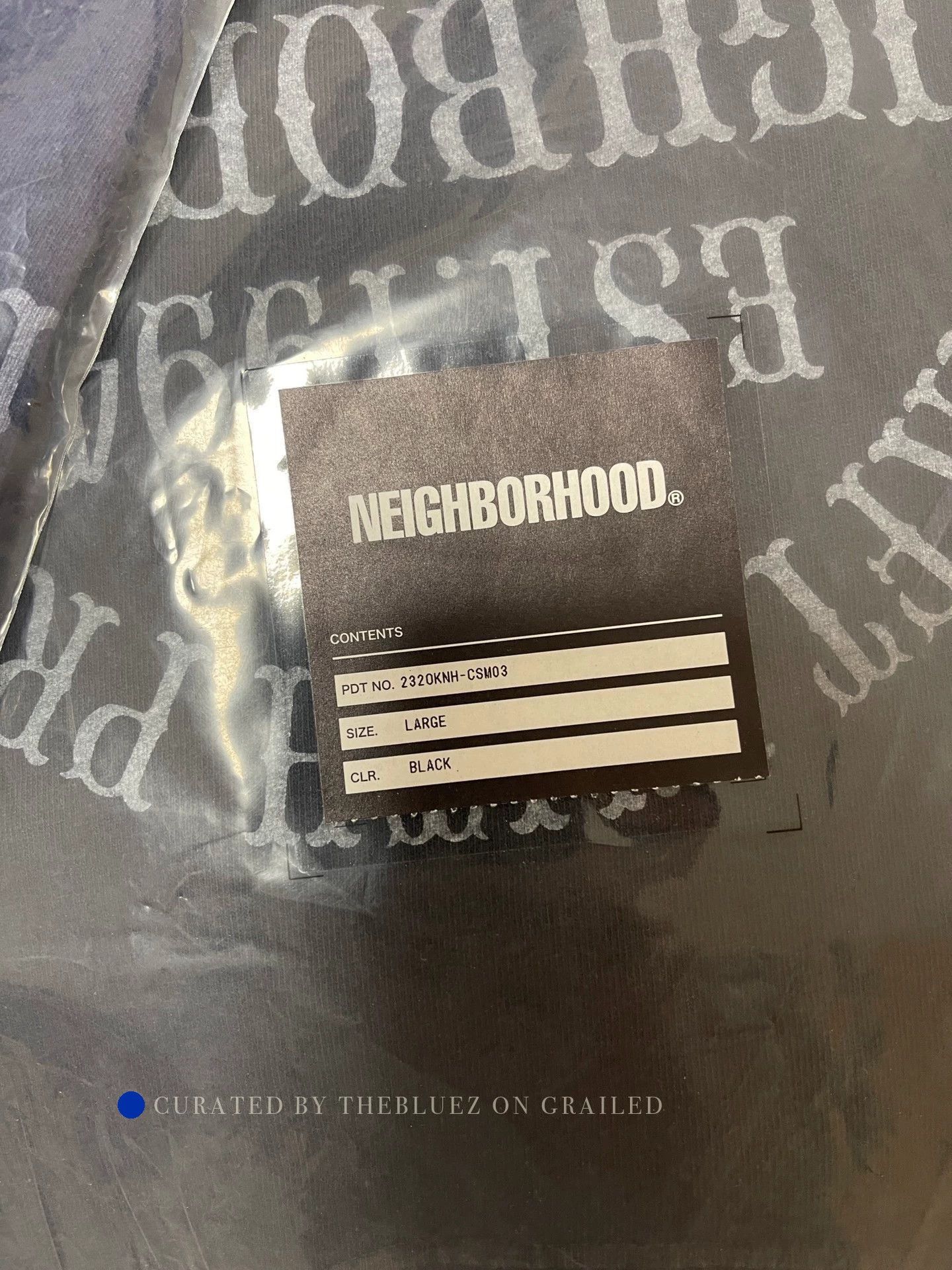 Neighborhood Distressed Black Long Sleeve Crewneck Size US L / EU 52-54 / 3 - 4 Thumbnail