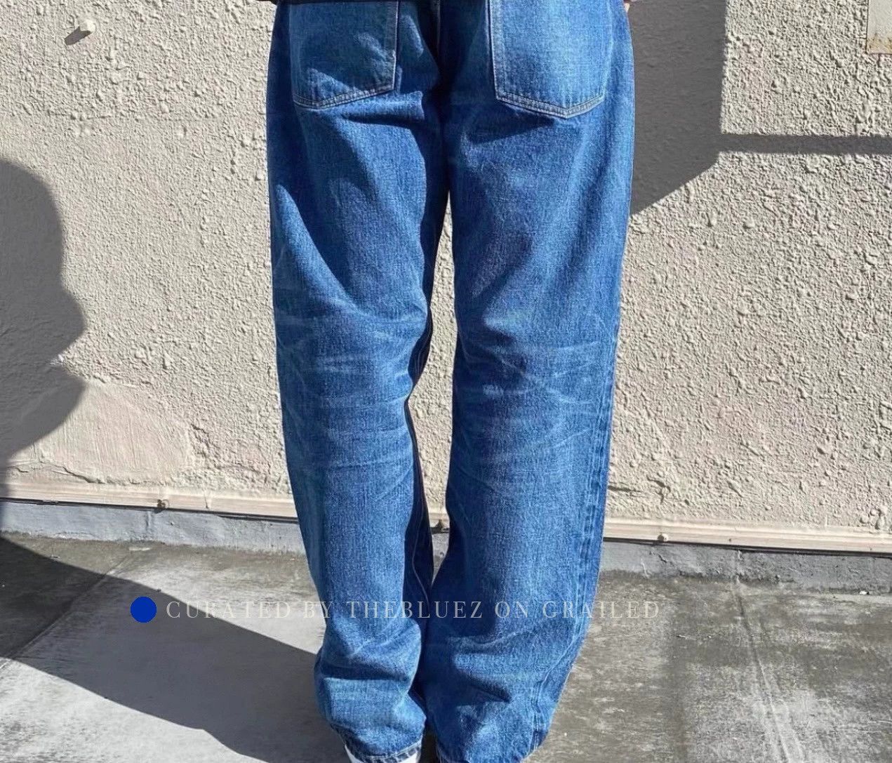 Kaptain Sunshine Loose Straight Fit Denim in Blue, Size 32 Size US 32 / EU 48 - 9 Thumbnail