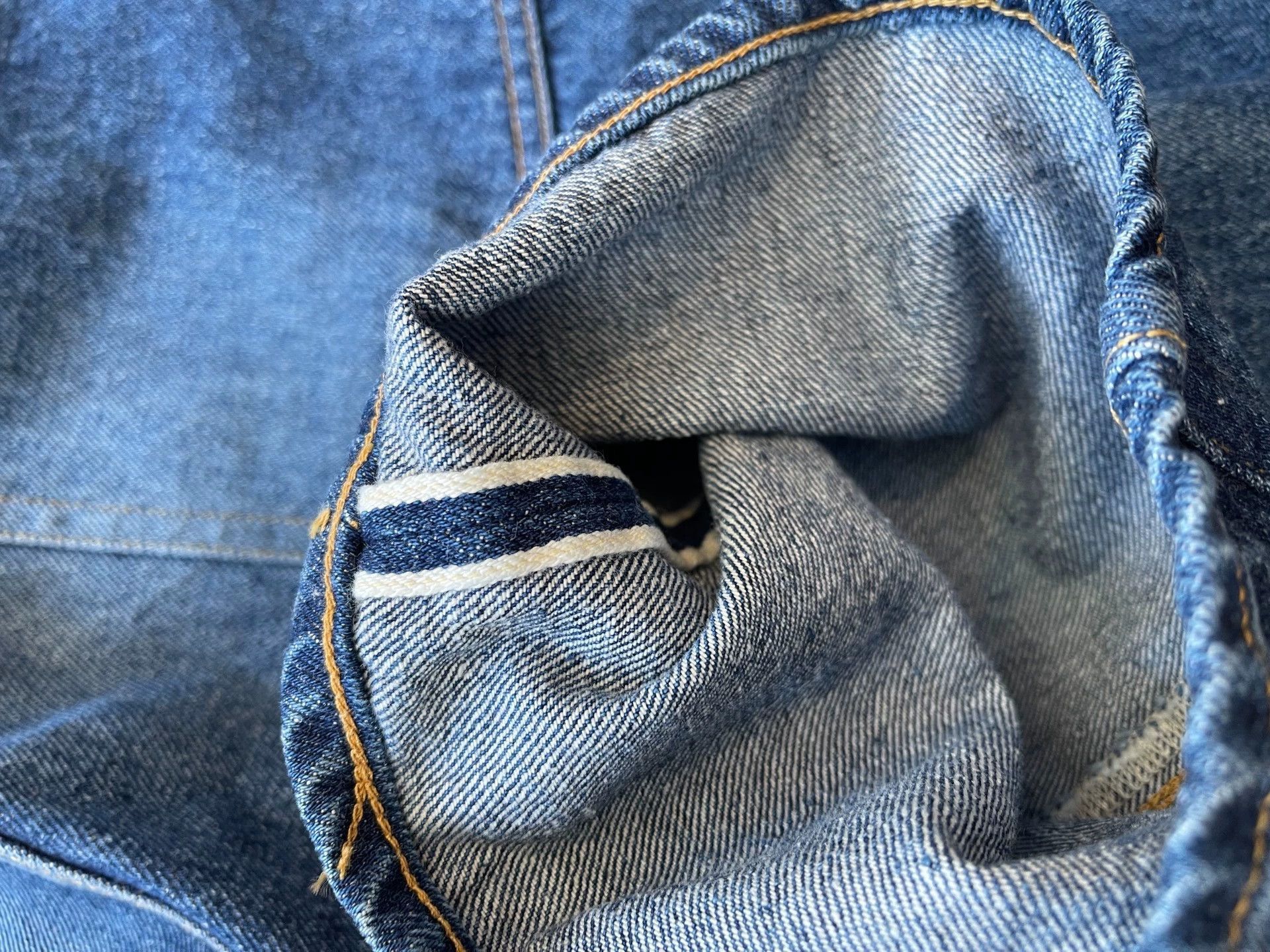Kaptain Sunshine Loose Straight Fit Denim in Blue, Size 32 Size US 32 / EU 48 - 5 Thumbnail
