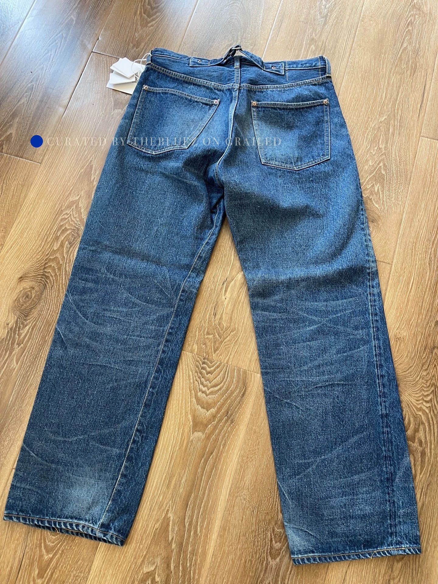 Kaptain Sunshine Loose Straight Fit Denim in Blue, Size 32 Size US 32 / EU 48 - 2 Thumbnail
