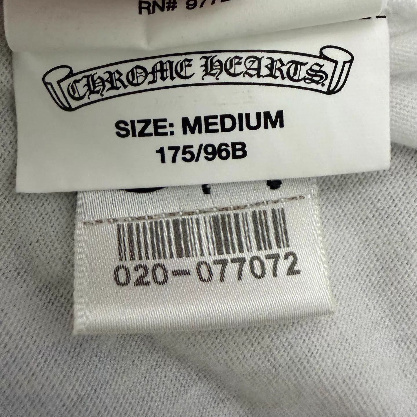Chrome Hearts Limited Edition White Long Sleeve with Blue Details Size US M / EU 48-50 / 2 - 5 Thumbnail