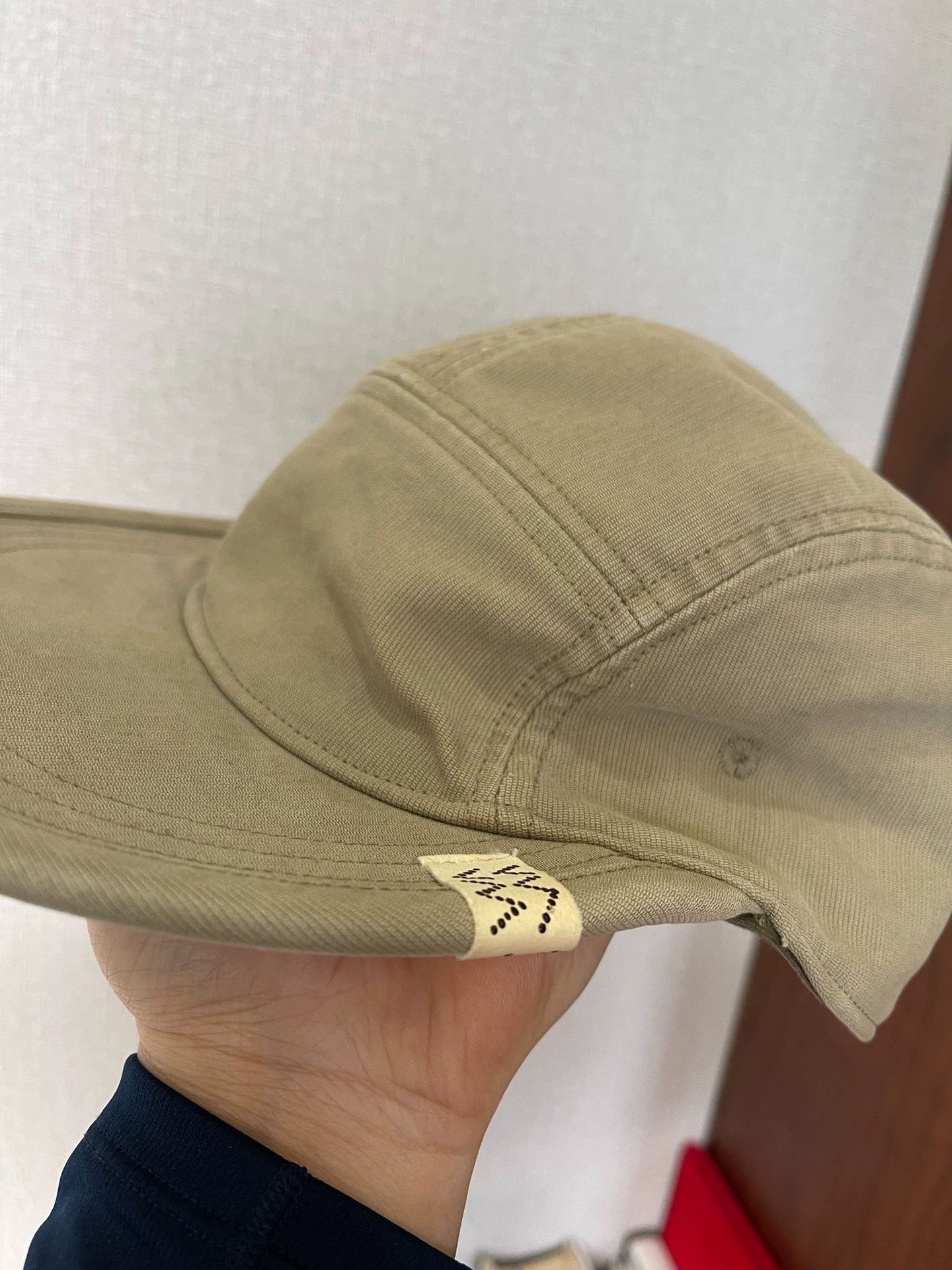 Visvim Olive Green Camp Cap with Brass Buckle Size ONE SIZE - 3 Thumbnail