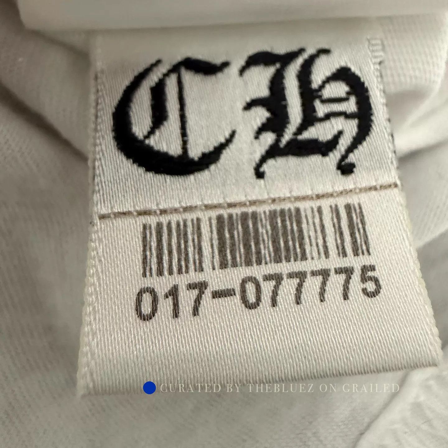Chrome Hearts White V-neck Cross Short Sleeve Tee Size US L / EU 52-54 / 3 - 6 Thumbnail