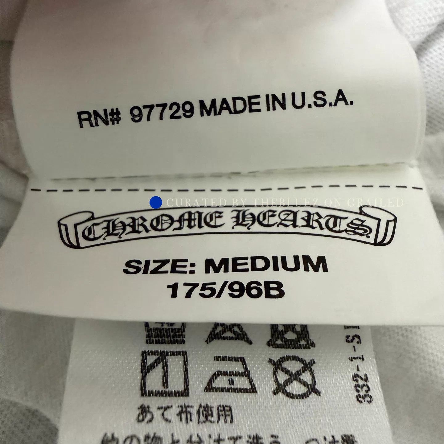 Chrome Hearts White Short Sleeve Tee with Sanskrit Logo Size US M / EU 48-50 / 2 - 4 Thumbnail