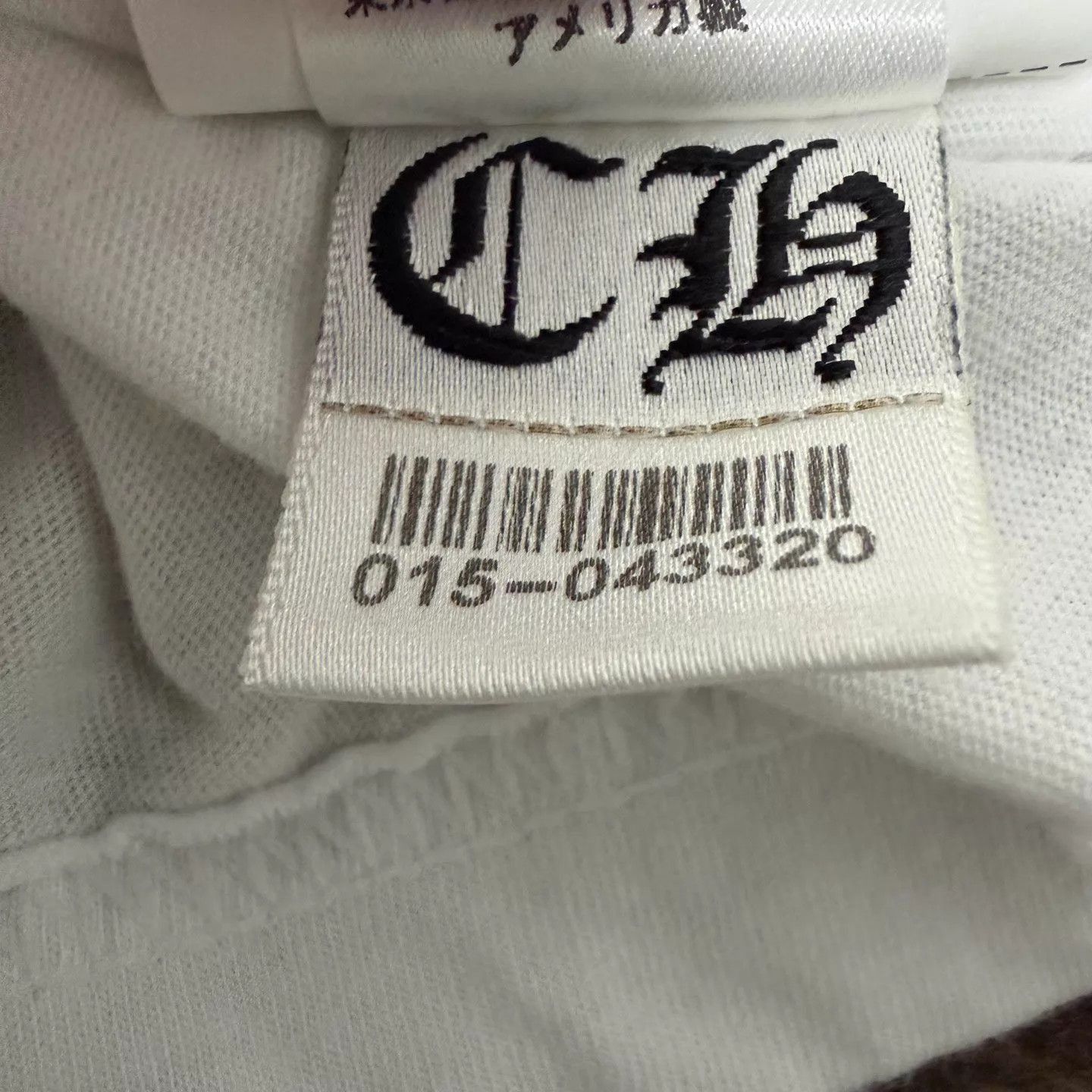Chrome Hearts White Short Sleeve Tee with Sanskrit Logo Size US M / EU 48-50 / 2 - 5 Thumbnail
