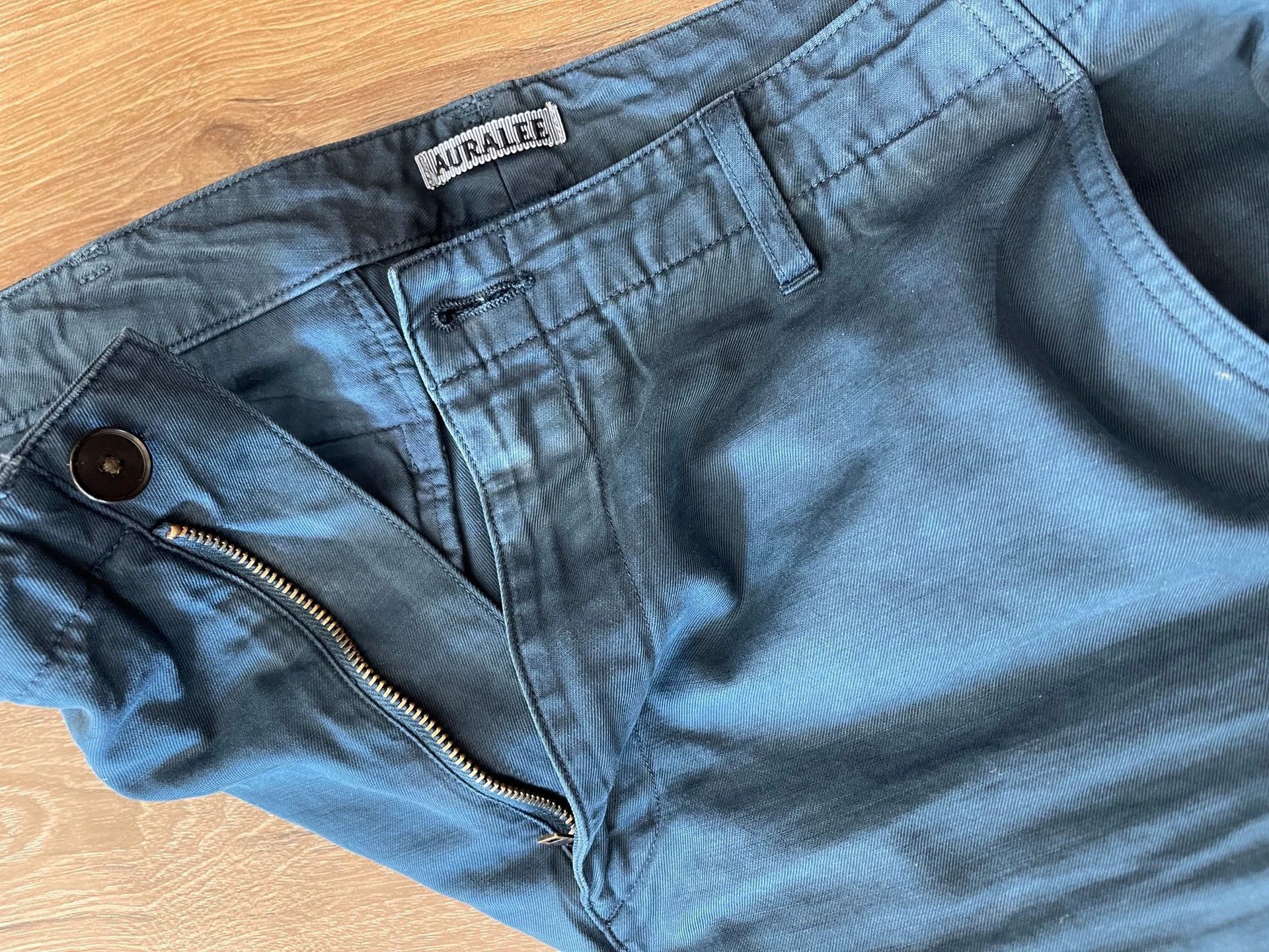 Auralee Relaxed Blue Chino Pants Size 38 Size US 38 / EU 54 - 5 Thumbnail