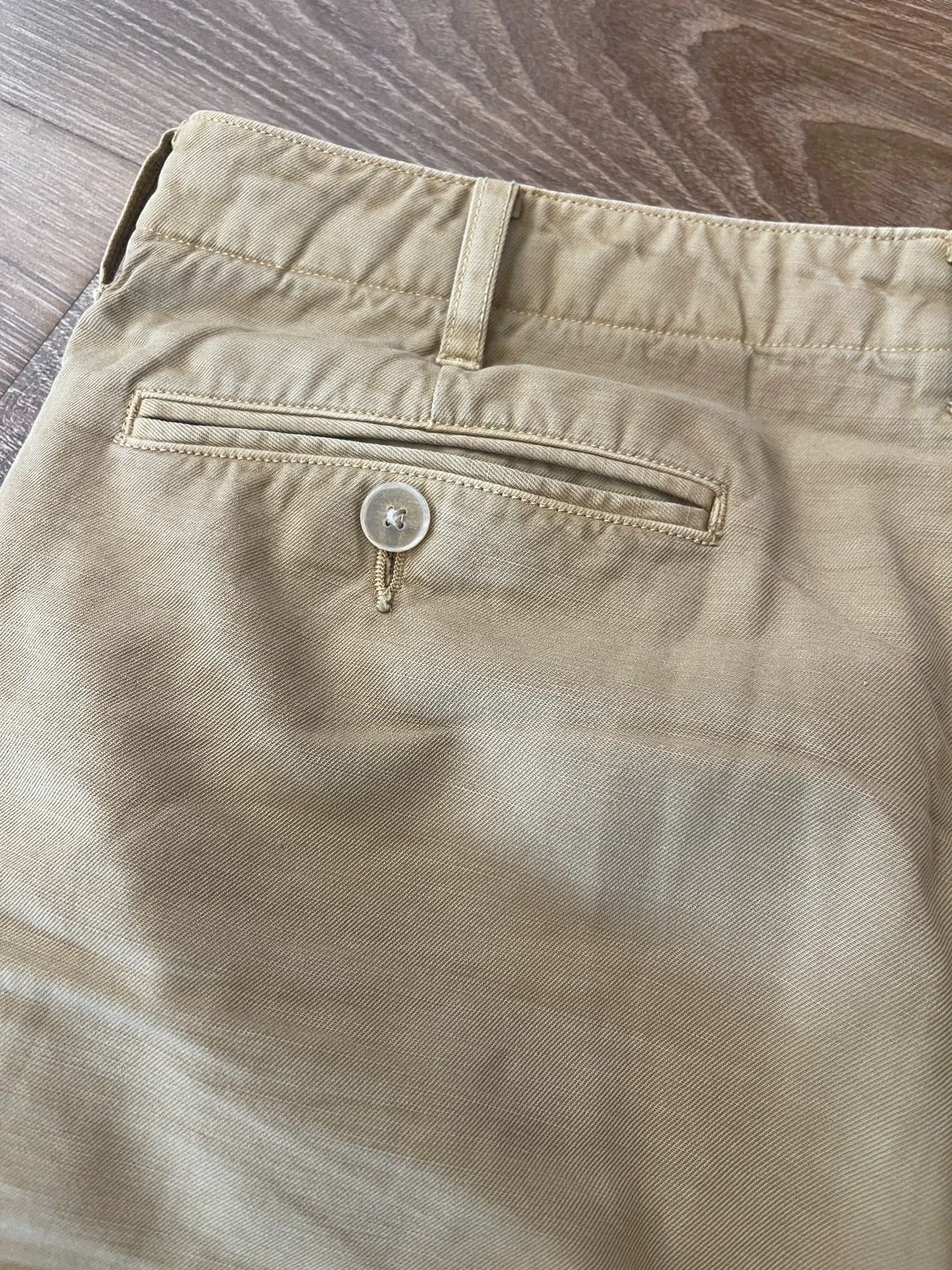 Auralee Loose Straight Fit Casual Pants in Beige Size US 36 / EU 52 - 4 Thumbnail