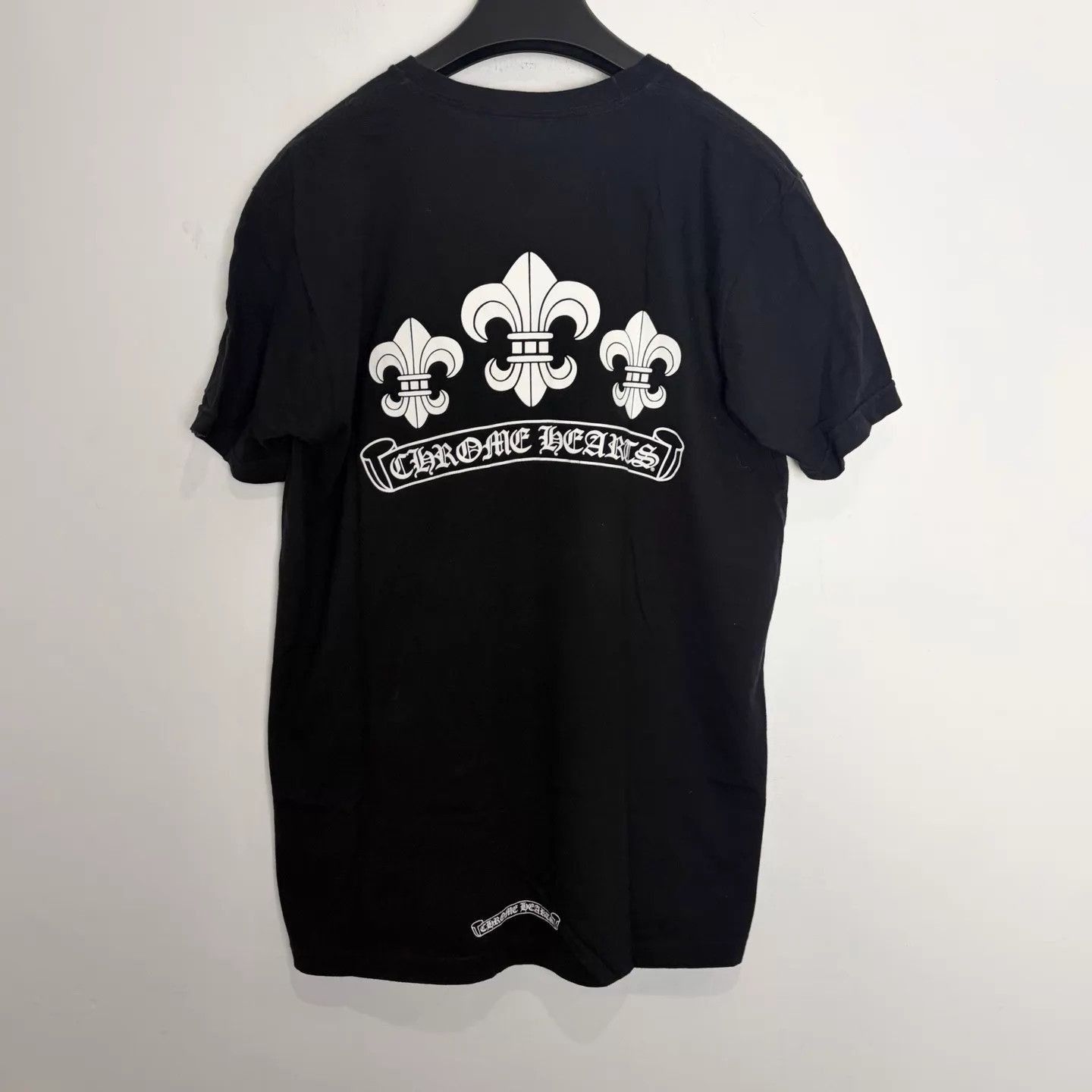 Chrome Hearts Black Scroll Trefoil Crew Neck T-Shirt Size US L / EU 52-54 / 3 - 2 Thumbnail