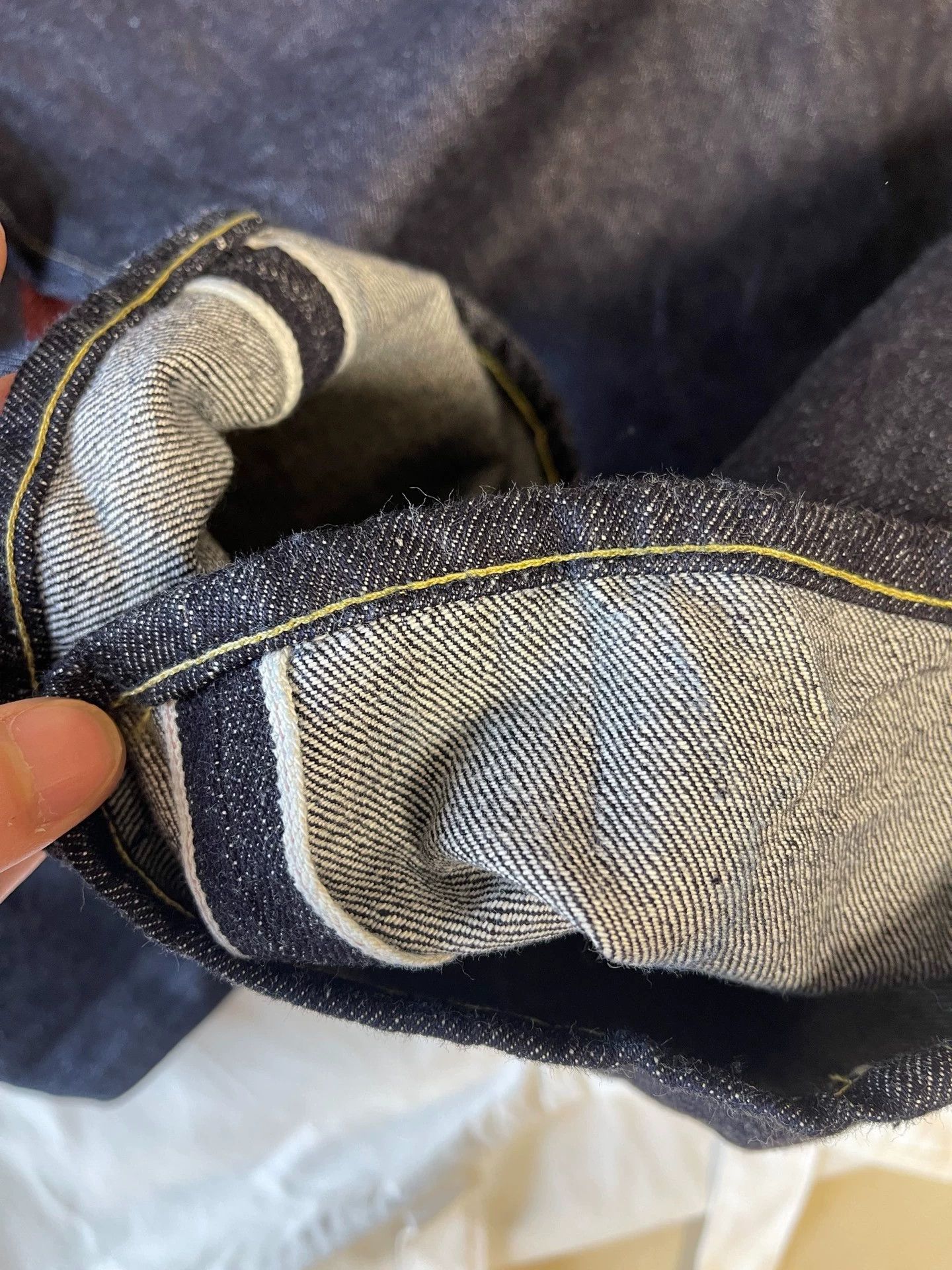 A.PRESSE Wide-Leg Washed Denim Pants in Blue Size US 30 / EU 46 - 8 Thumbnail