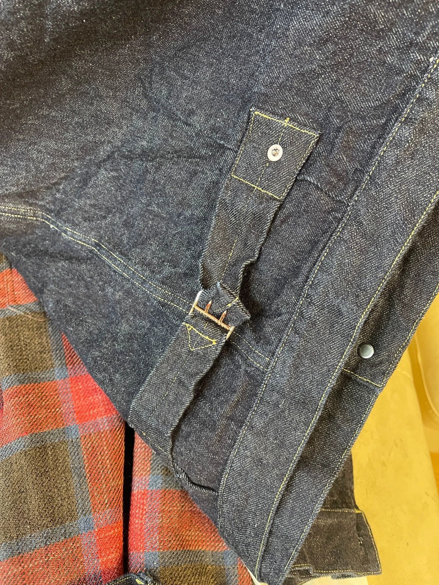 A.PRESSE Wide-Leg Washed Denim Pants in Blue Size US 30 / EU 46 - 7 Thumbnail