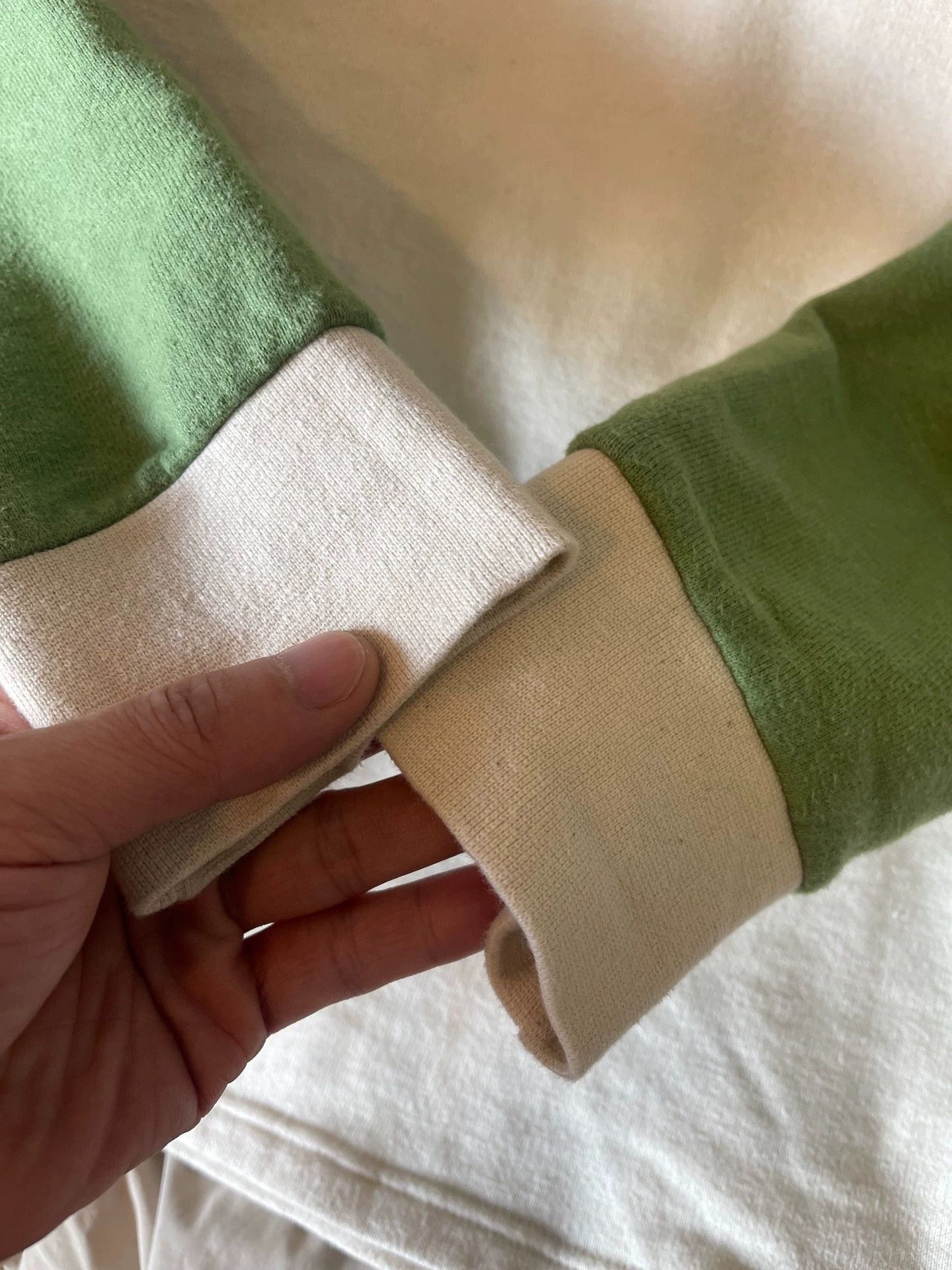 Visvim Godfrey Knit Long Sleeve in Pale Green Size US M / EU 48-50 / 2 - 6 Thumbnail