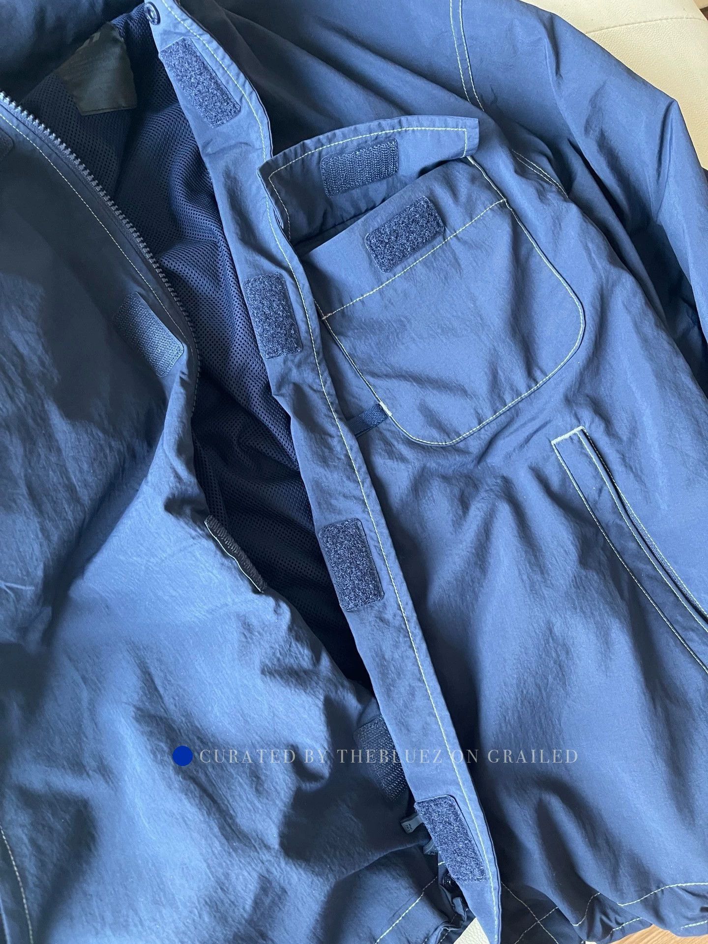 DAIWA PIER39 Tech Navy Deck Jacket with Hidden Hood Size US M / EU 48-50 / 2 - 4 Thumbnail